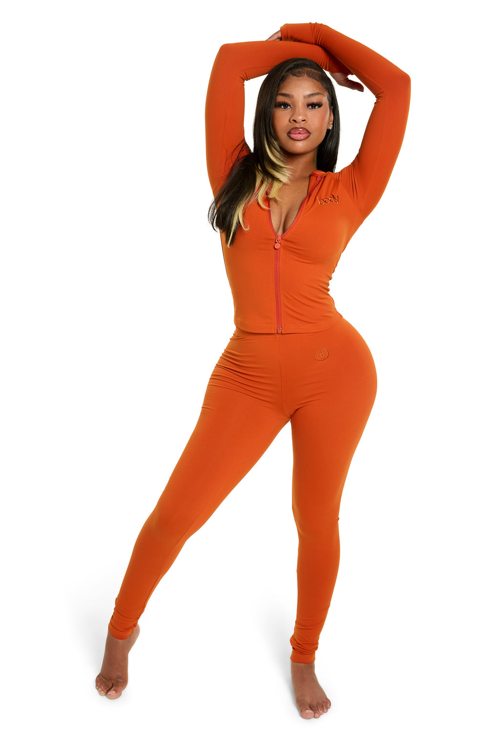 BASICS HOODIE (BURNT ORANGE)