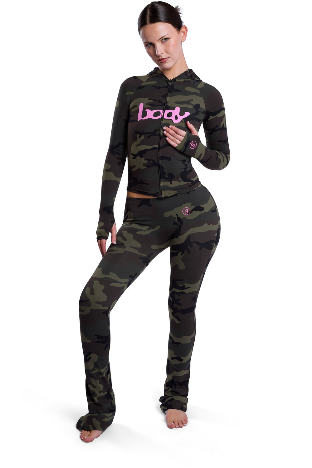 BASICS ULTRA LOW-RISE LEGGINGS 2.0 (CAMO/PINK)