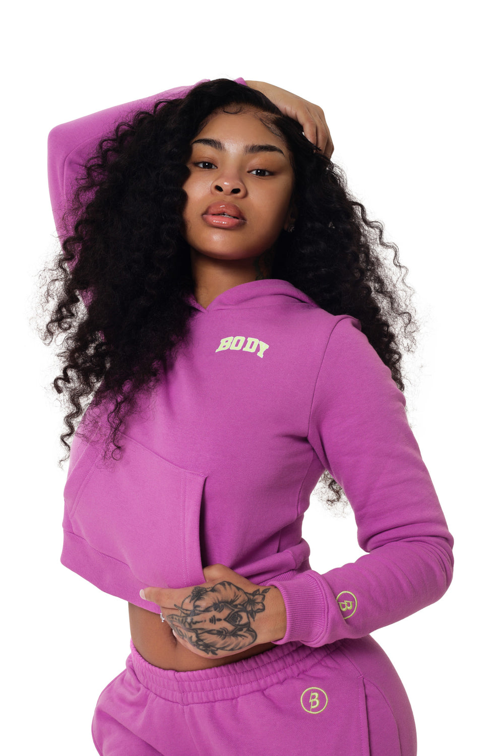 BACKSHOT HOODIE (MAGENTA)