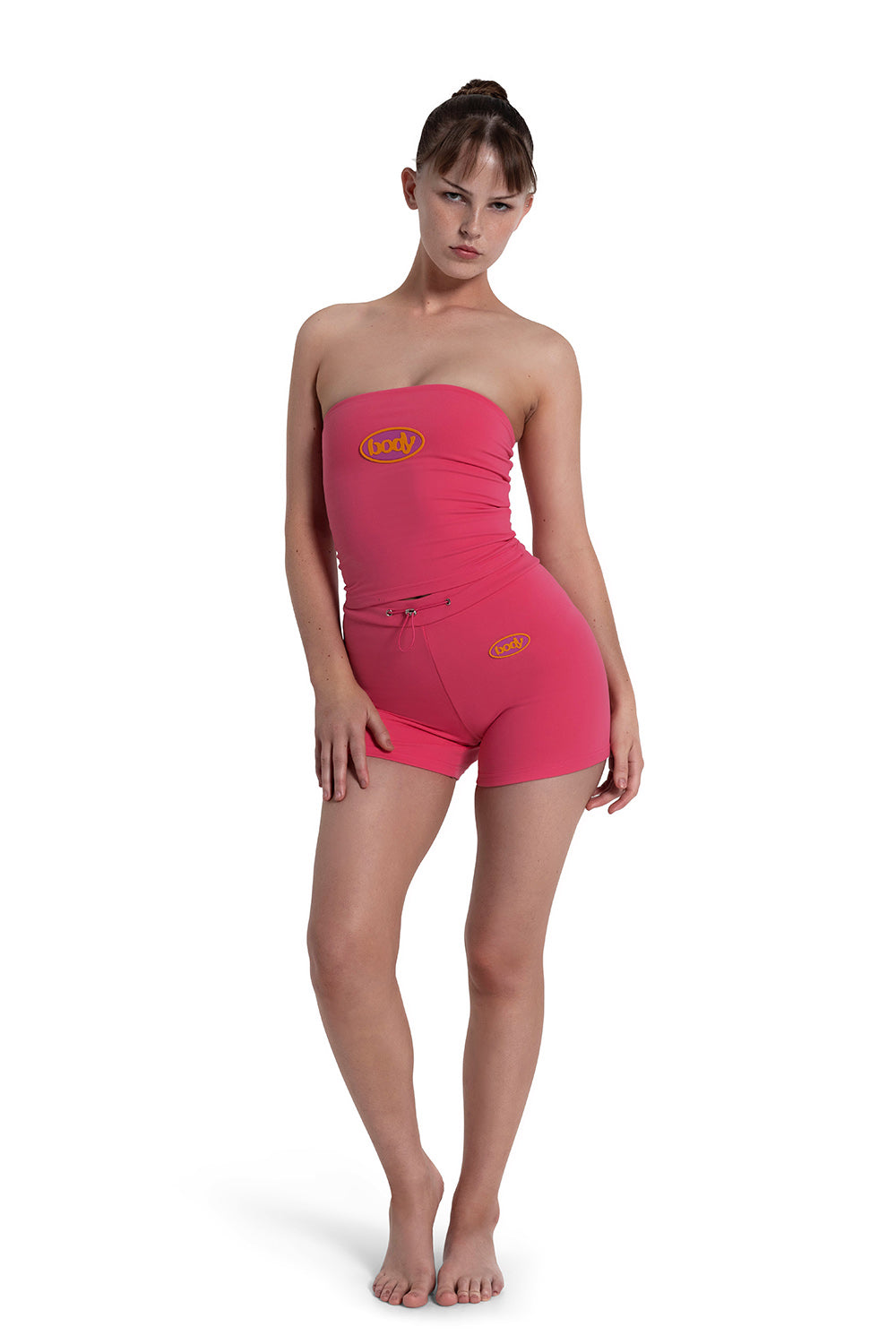 "IT GIRL" TUBE SHORTS (PINK)