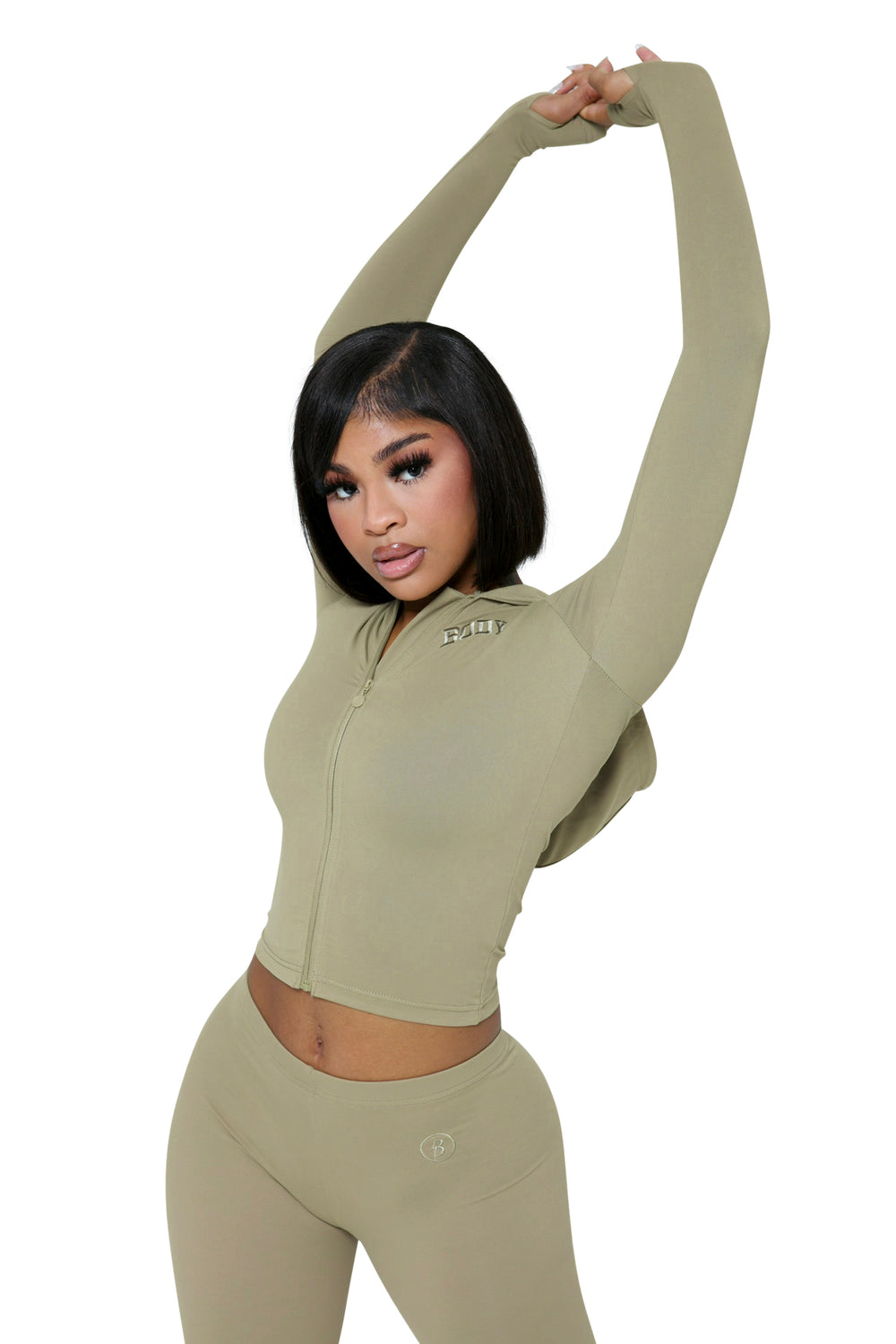 BASICS HOODIE (OLIVE)