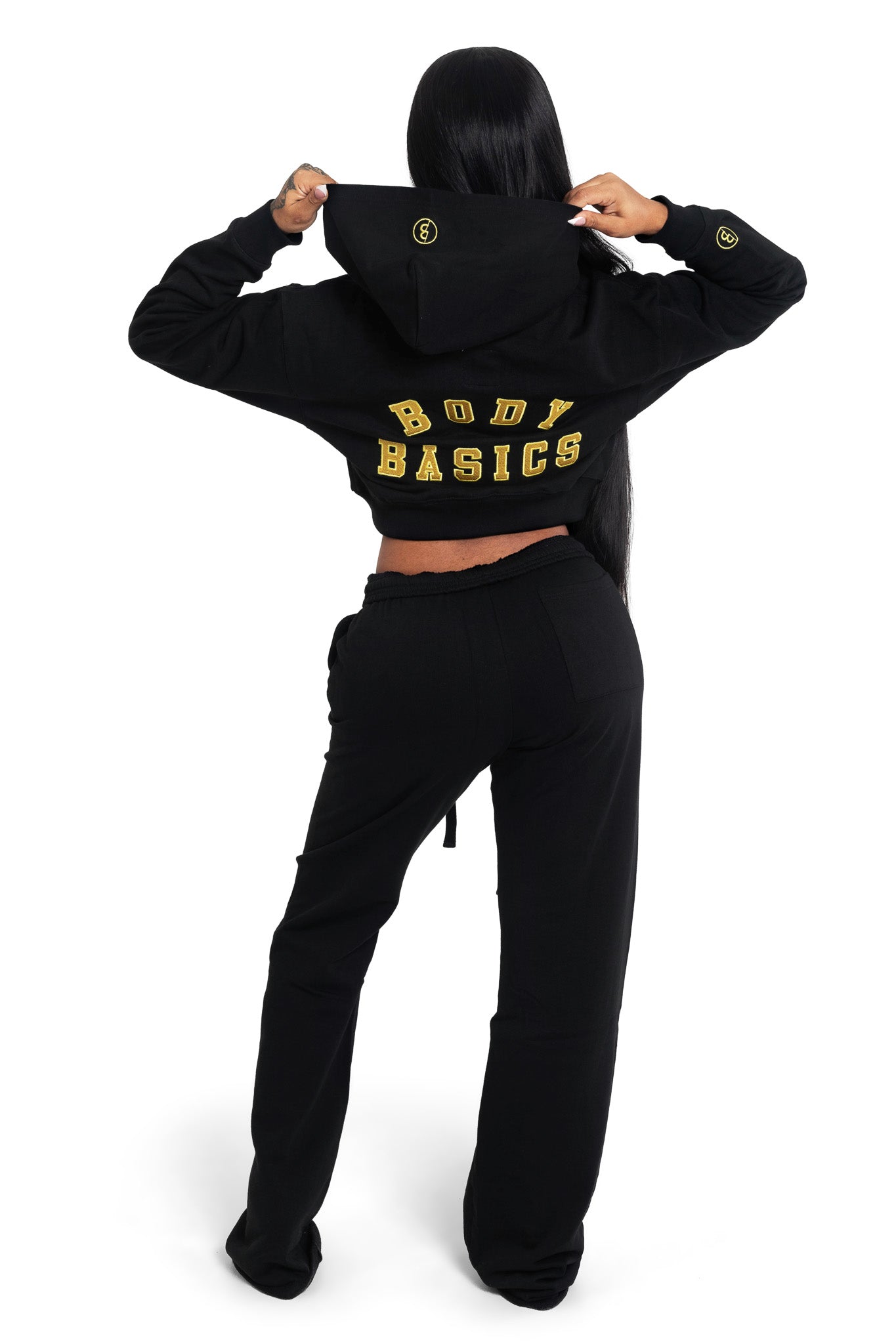 BODY UNIVERSITY SWEATPANTS 2.0 (BLACK/YELLOW)