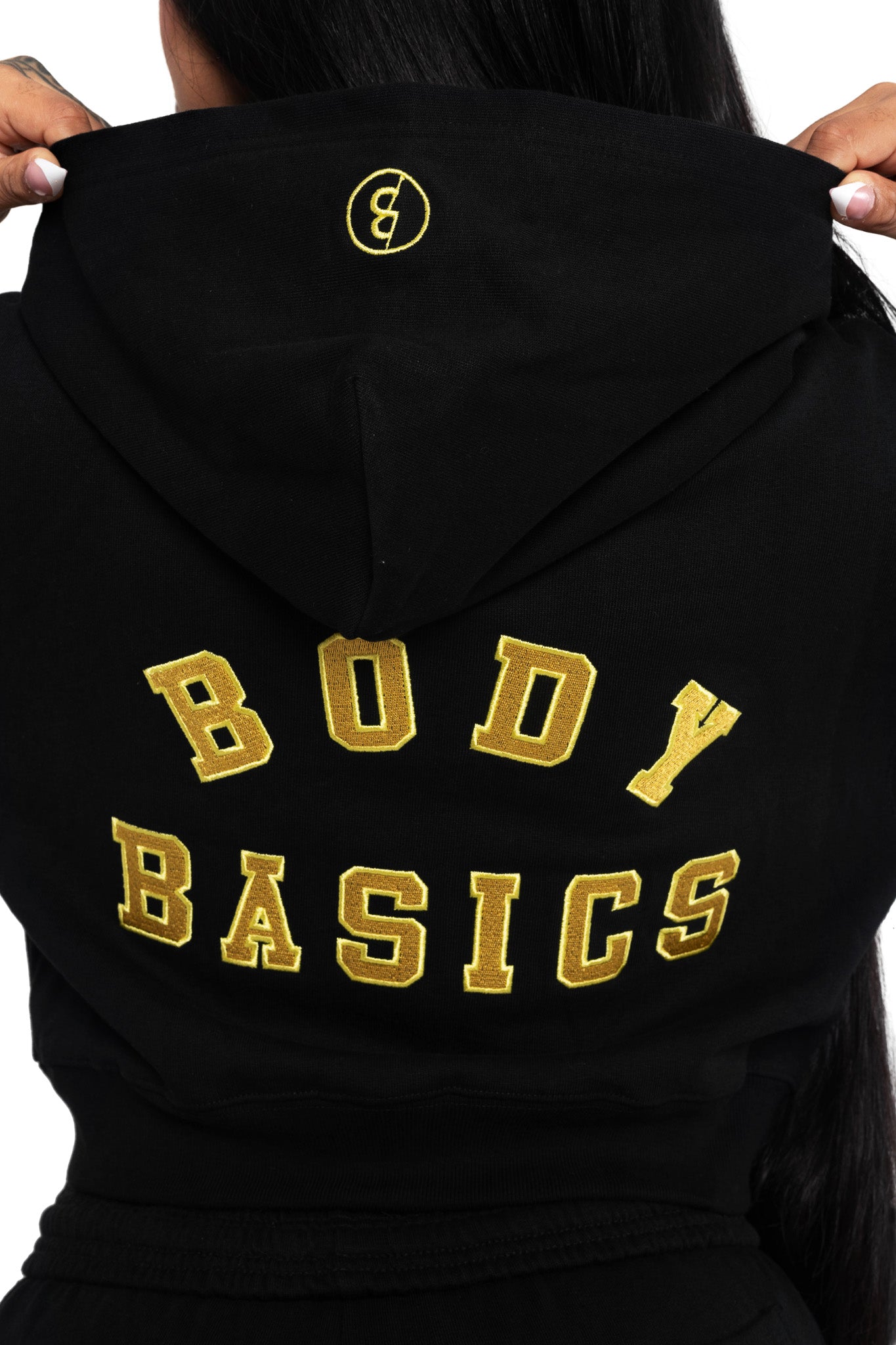 BODY UNIVERSITY HOODIE 2.0 (BLACK/YELLOW)