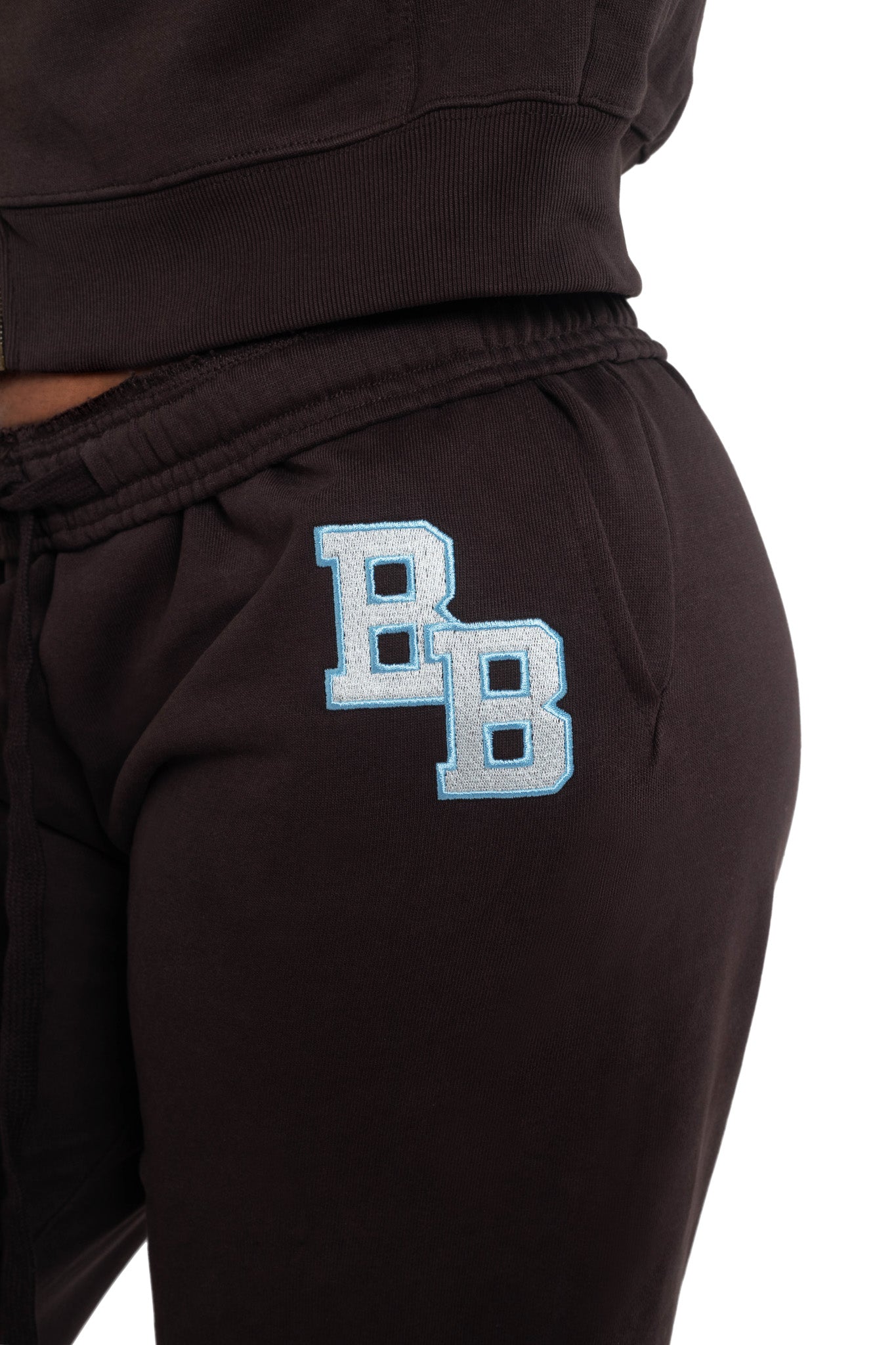 BODY UNIVERSITY SWEATPANTS 2.0 (BROWN/TIFFANY BLUE)