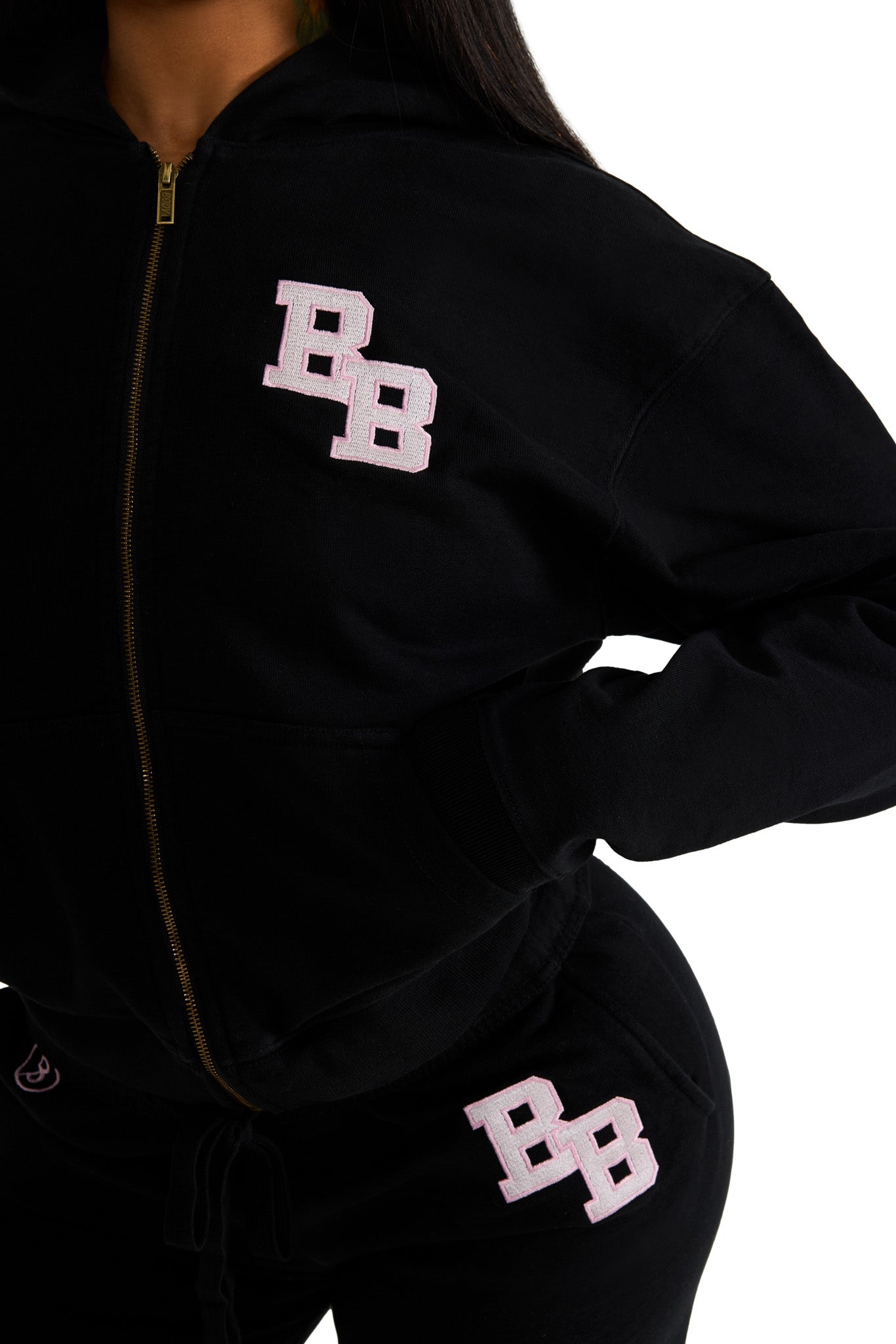 BODY UNIVERSITY HOODIE 2.0 (BLACK/PINK)