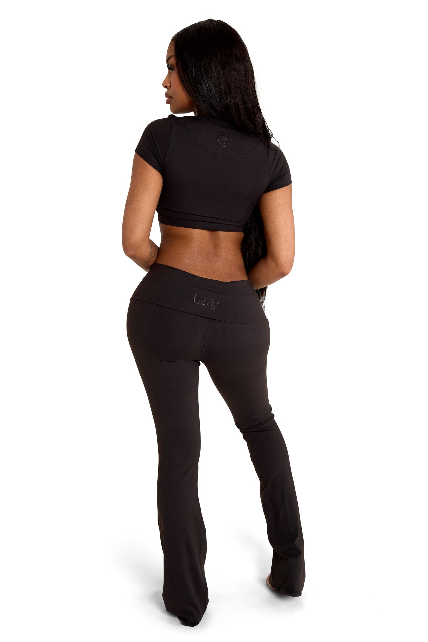 YOGA CROP TOP (MIDNIGHT BLACK)