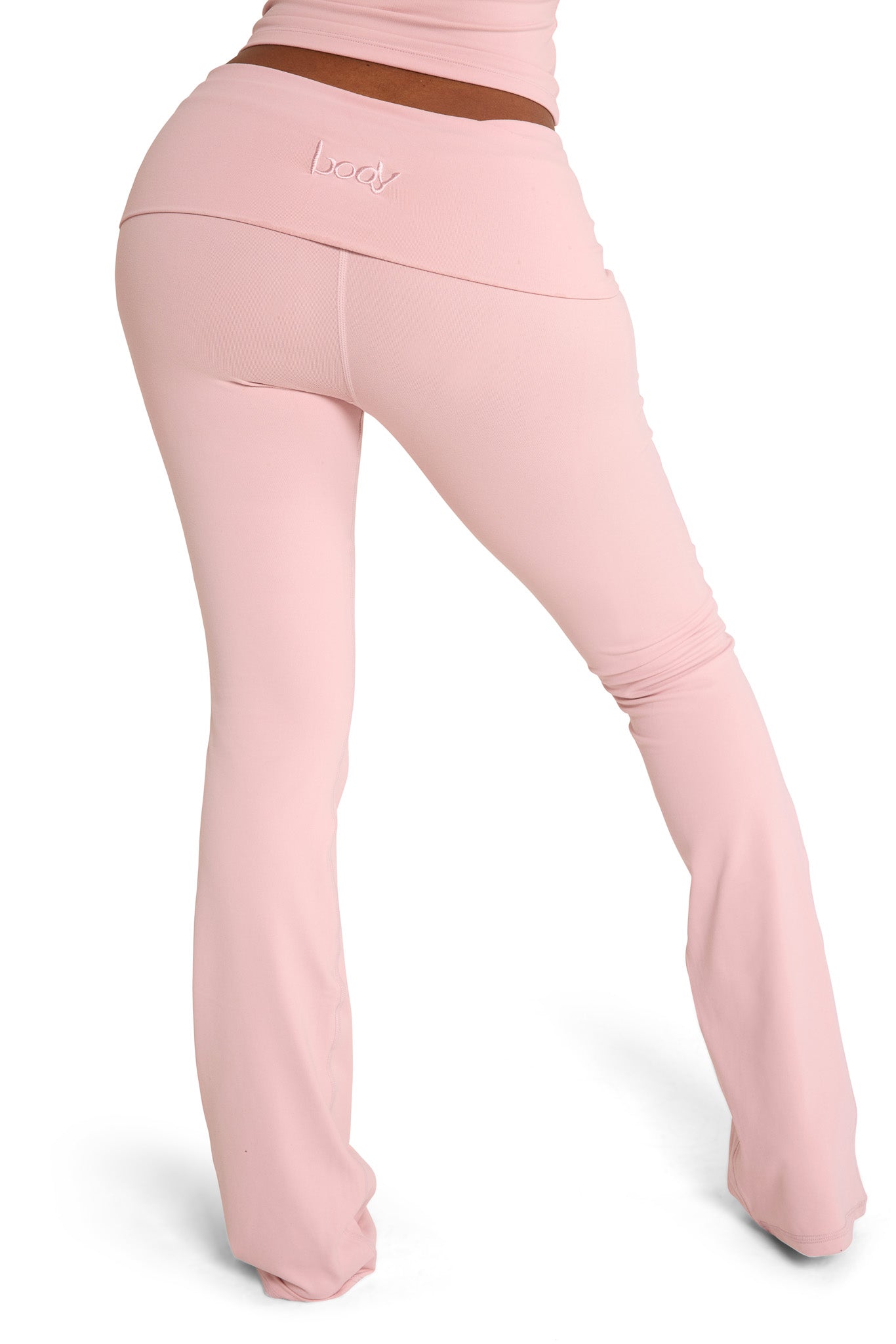 YOGA PANTS BLUSH PINK Body by Raven Tracy