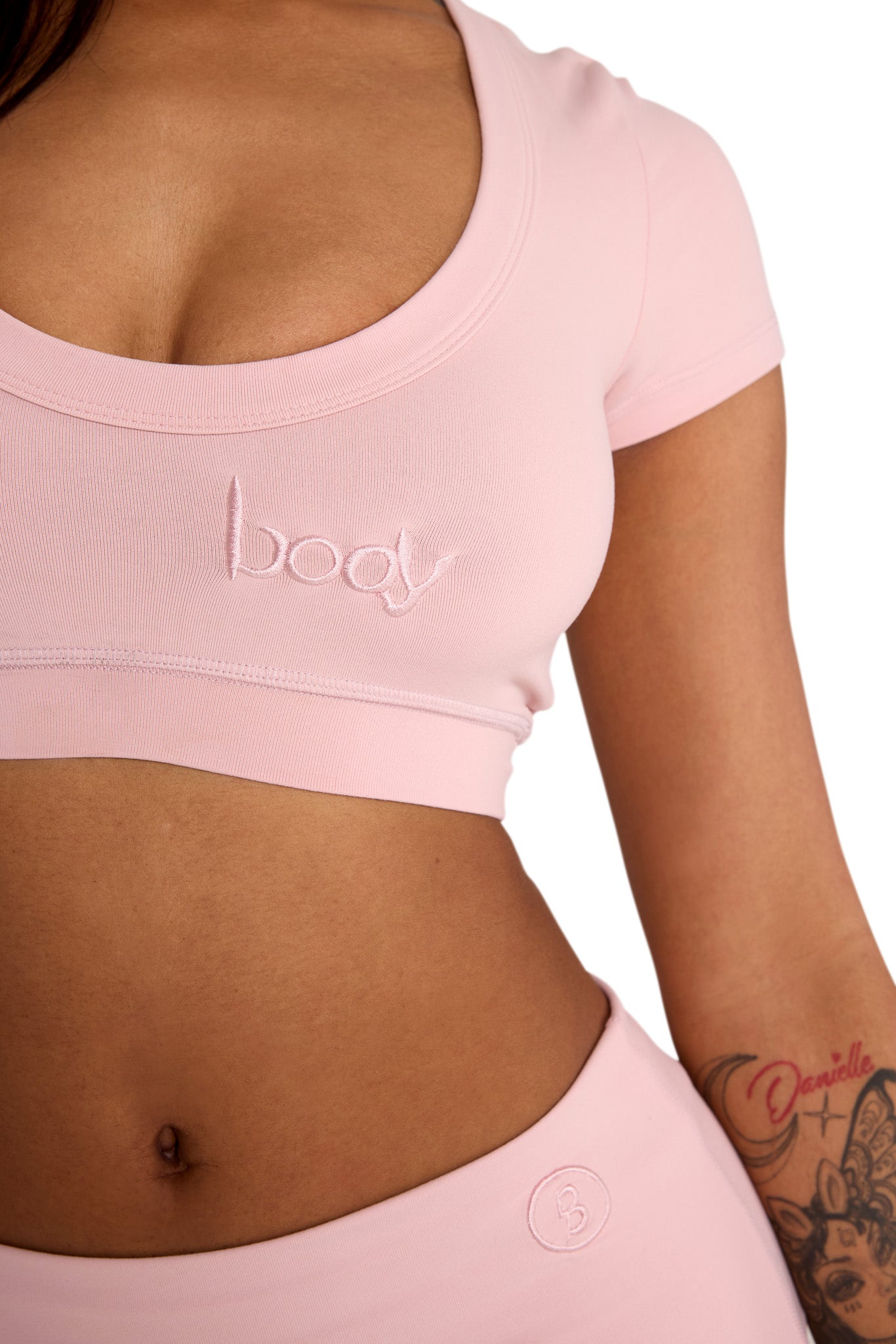 YOGA CROP TOP (BLUSH PINK)