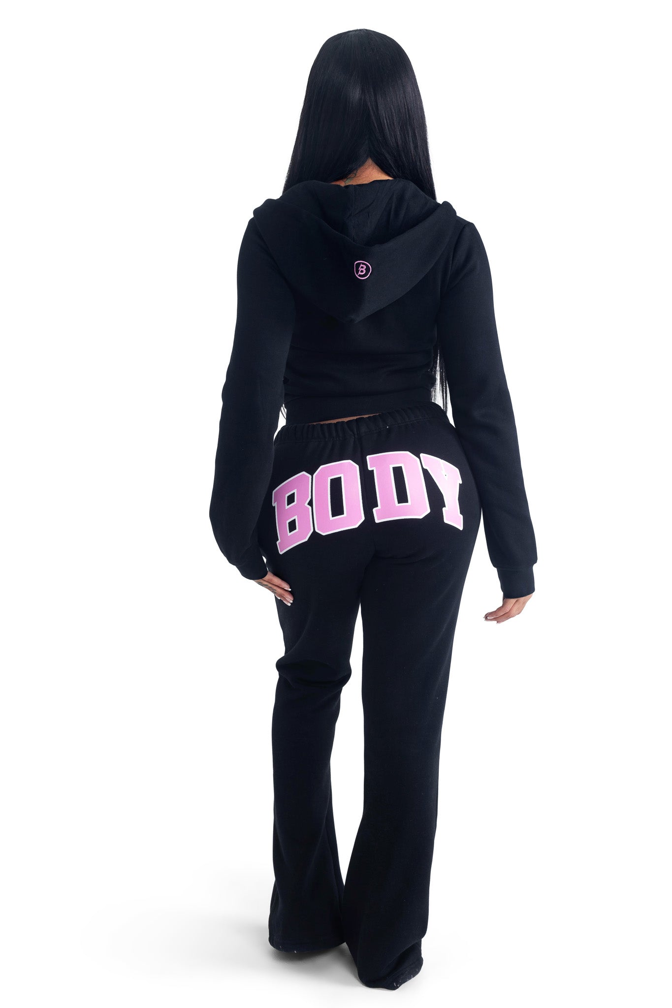 BACKSHOT SWEATPANTS 2.0 (BLACK/PINK)