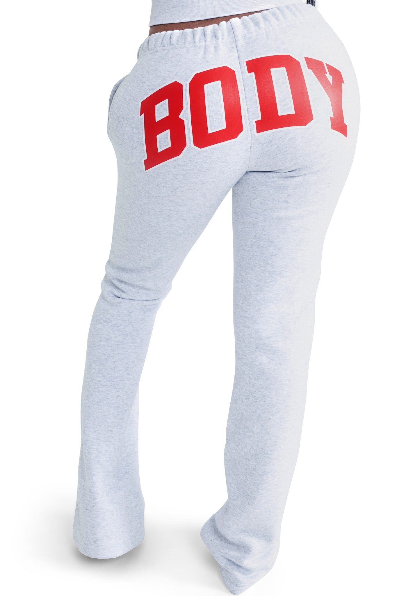 BACKSHOT SWEATPANTS 2.0 (HEATHER GREY/RED)