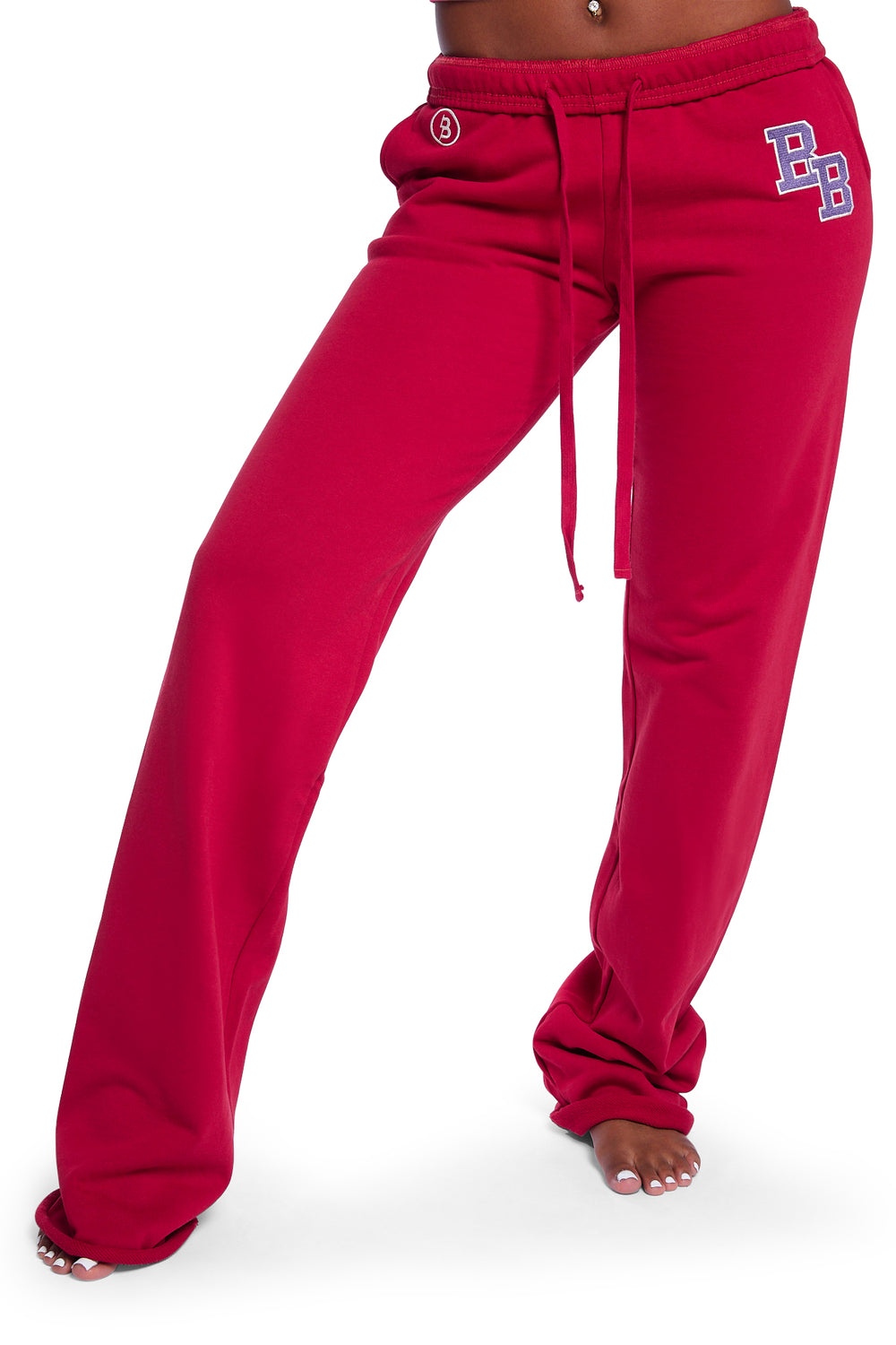 BODY UNIVERSITY SWEATPANTS 2.0 (CHERRY RED/PURPLE)