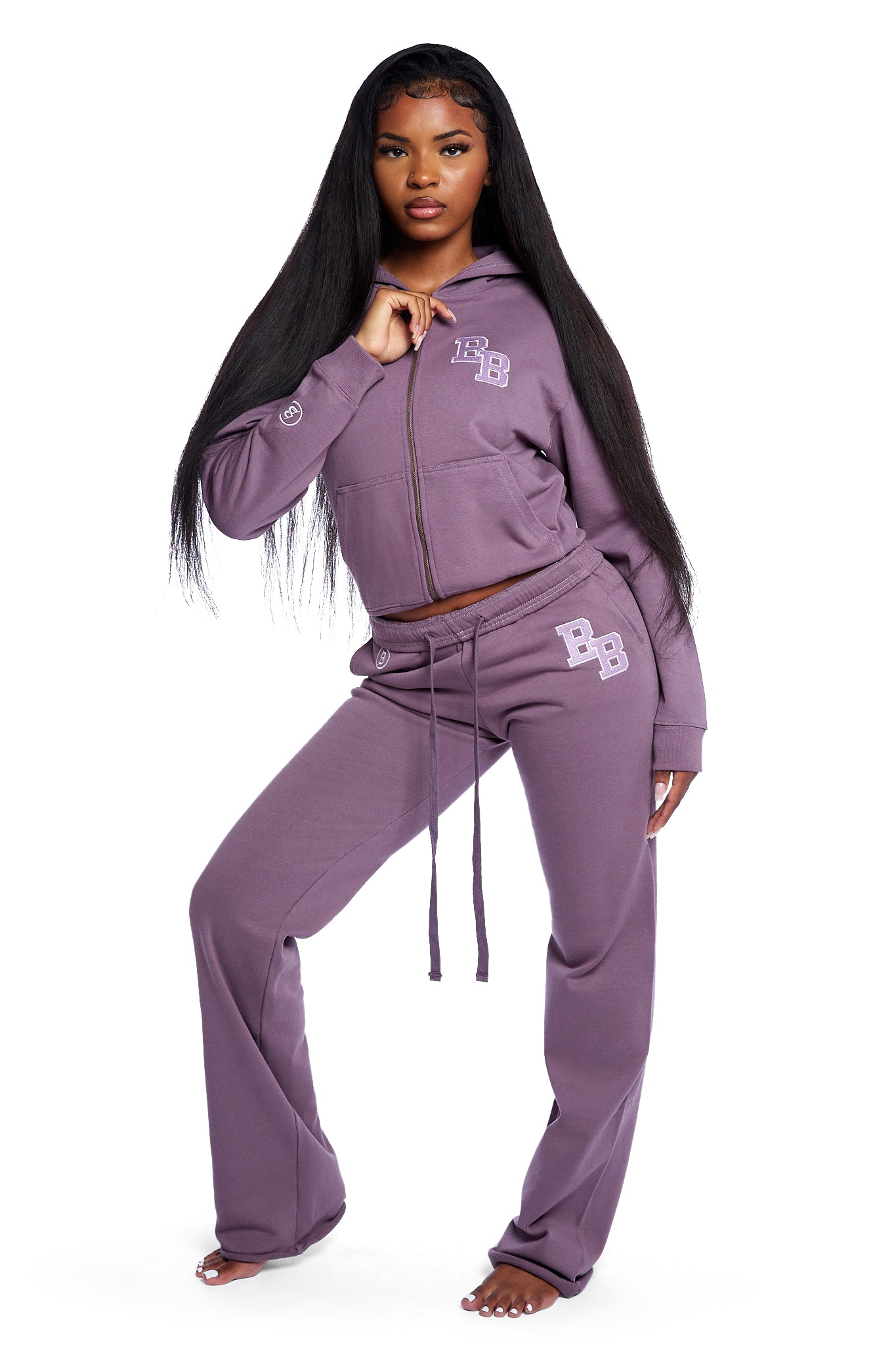 BODY UNIVERSITY SWEATPANTS 2.0 (FADED PURPLE/RED)