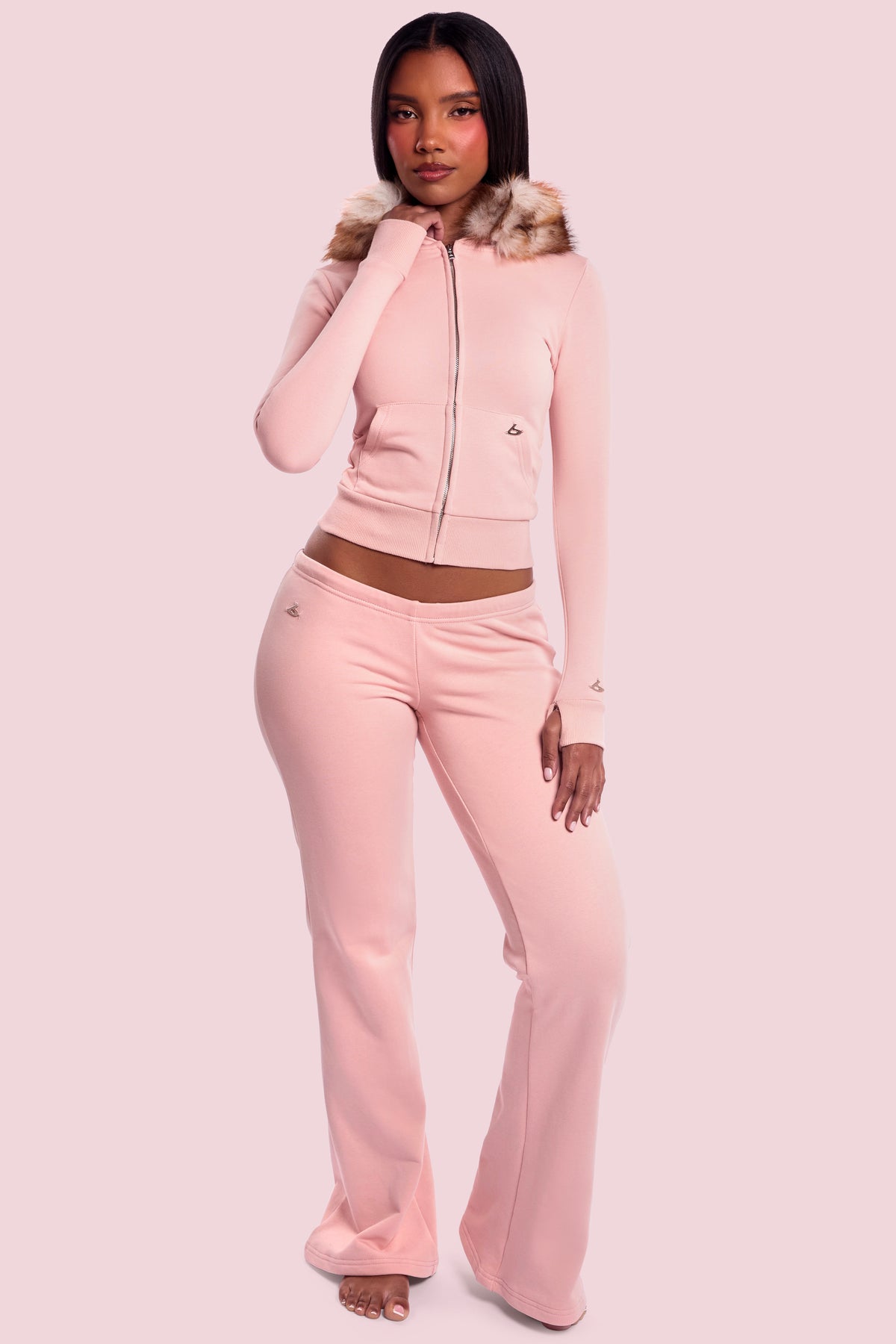 BODY FUR SWEATPANTS (SNUGGLE PINK)