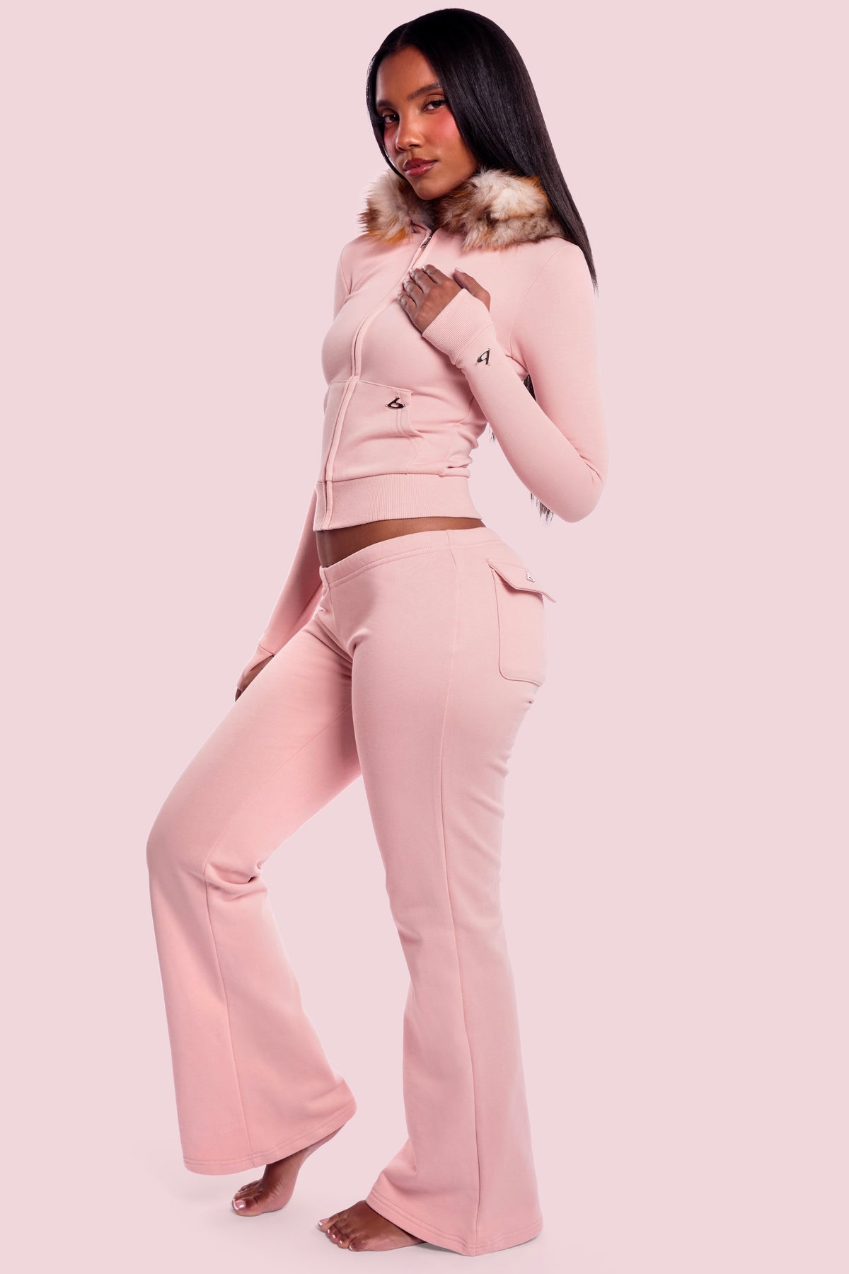 BODY FUR SWEATPANTS (SNUGGLE PINK)