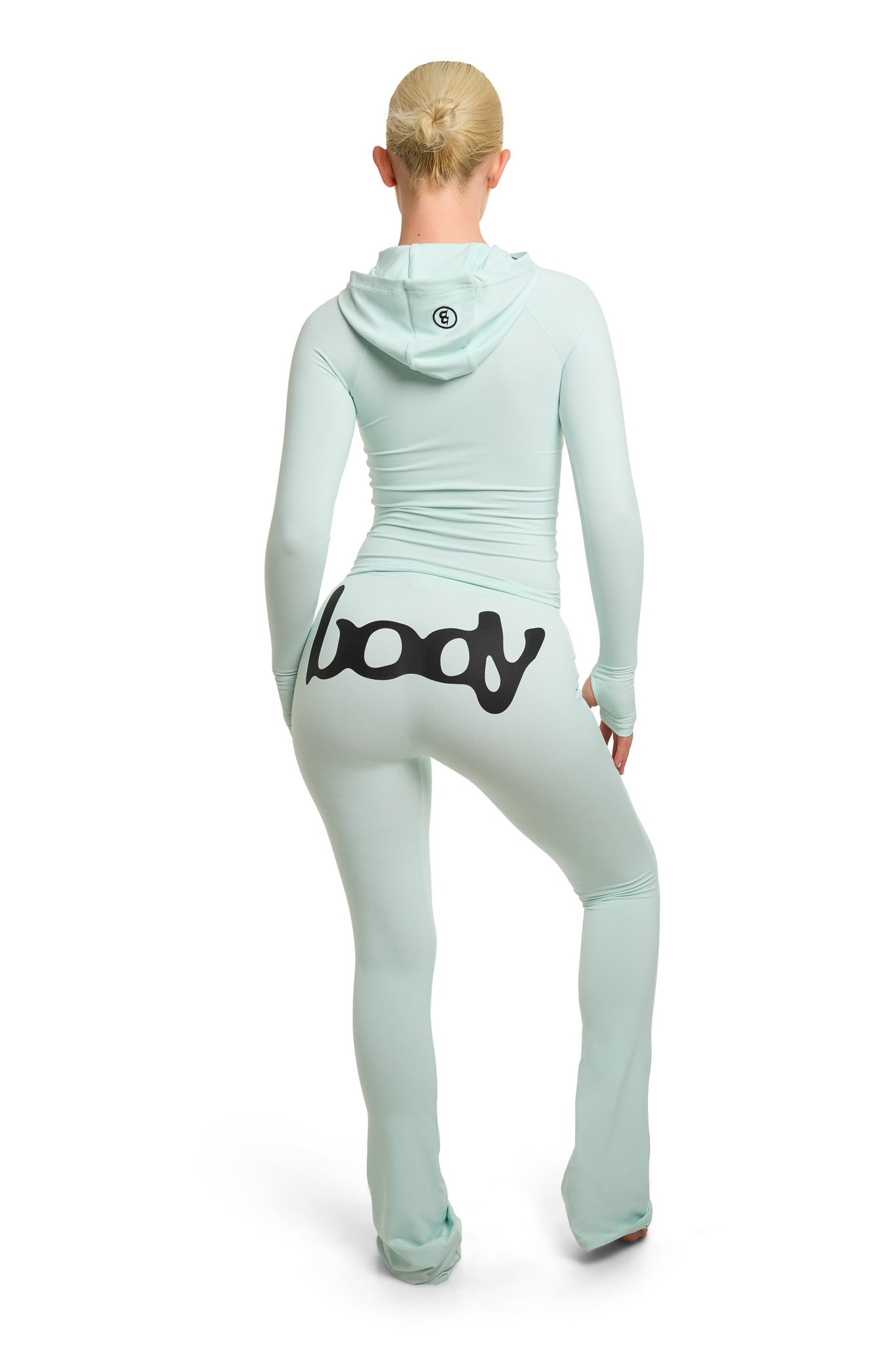 PRE-ORDER - BASICS ULTRA LOW-RISE LEGGINGS 2.0 (SKY BLUE/BLACK)