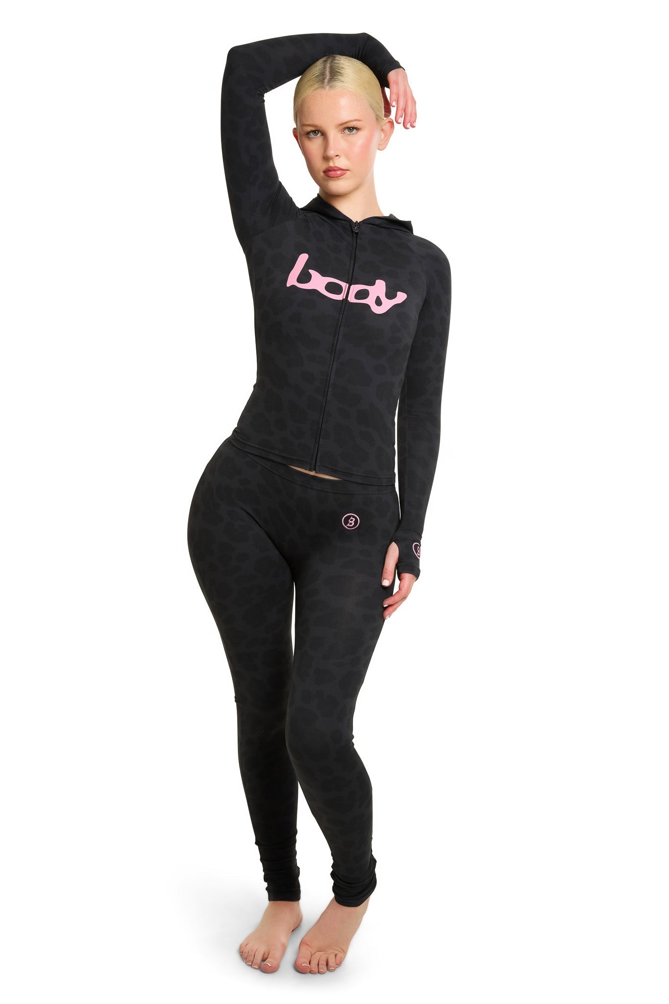 PRE-ORDER - BASICS ULTRA LOW-RISE LEGGINGS 2.0 (GIRAFFE/PINK)