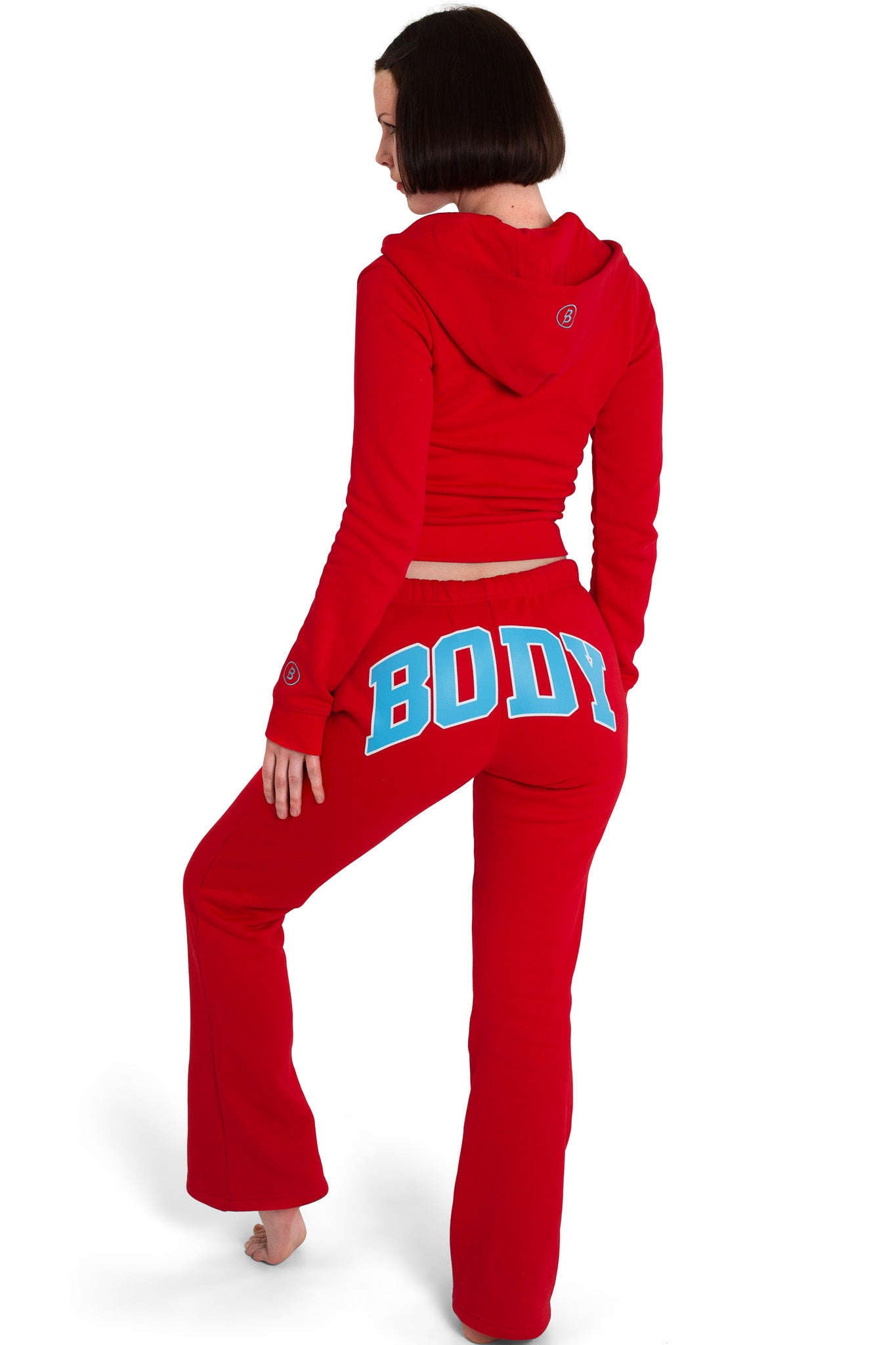 BACKSHOT SWEATPANTS 2.0 (RED/BABY BLUE)