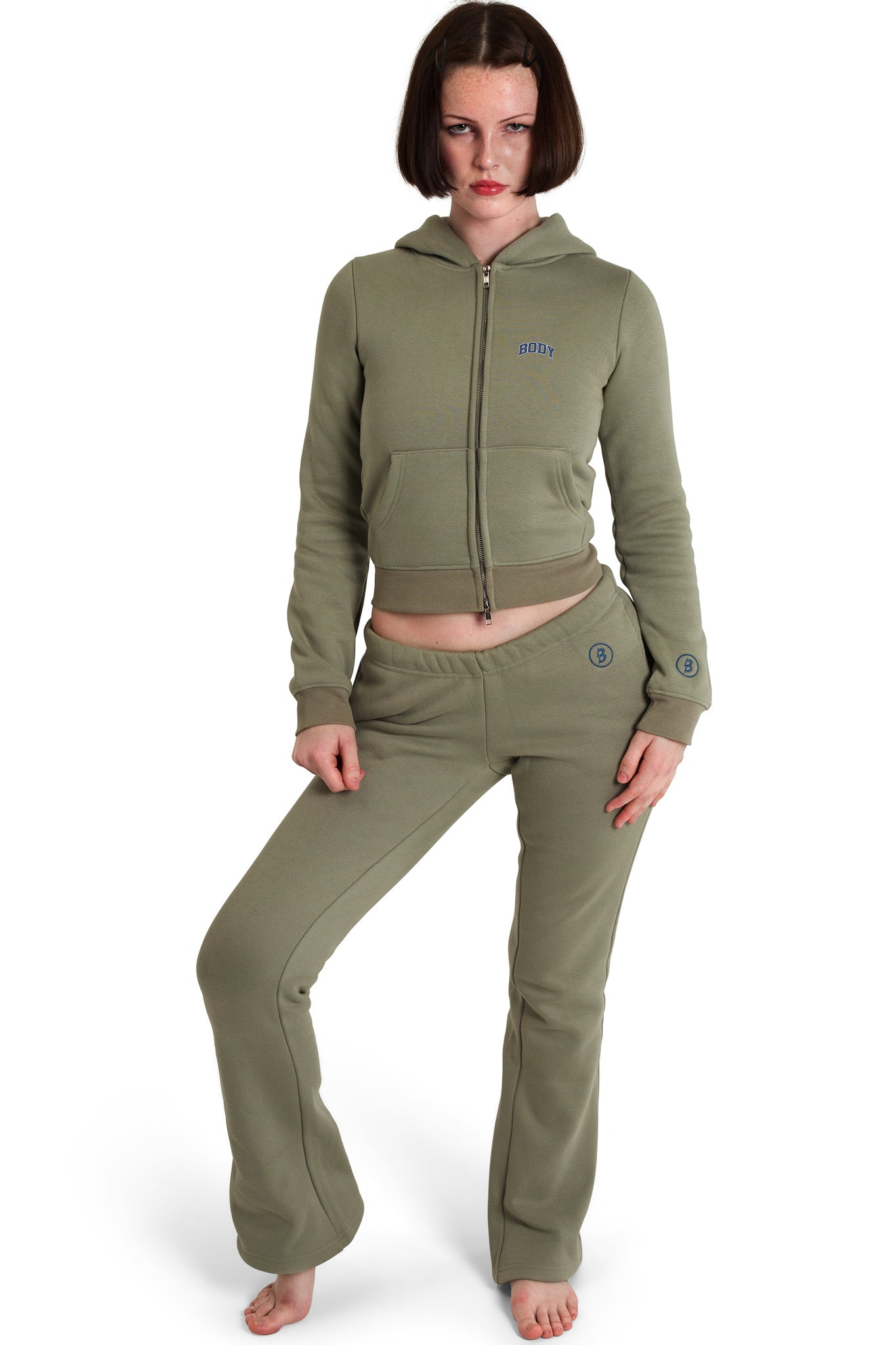 BACKSHOT SWEATPANTS 2.0 (OLIVE/NAVY)