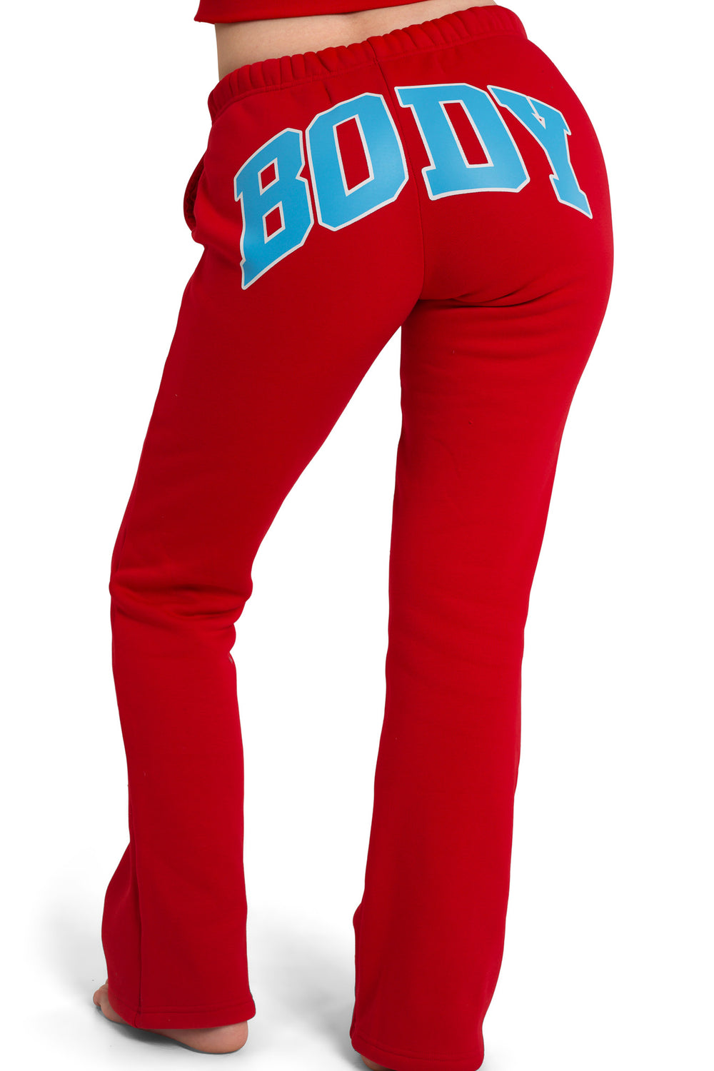 BACKSHOT SWEATPANTS 2.0 (RED/BABY BLUE)