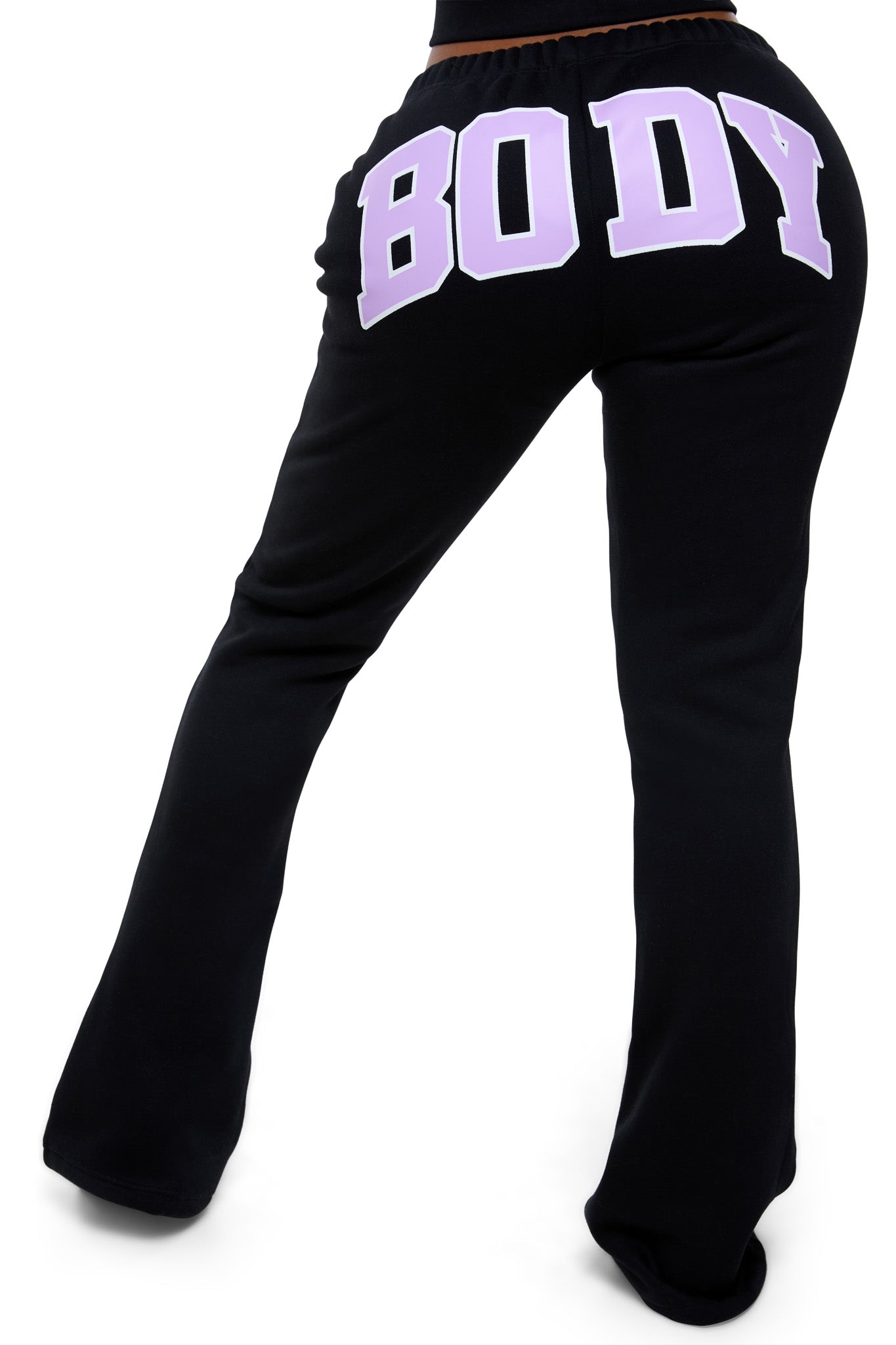 BACKSHOT SWEATPANTS 2.0 (BLACK/PURPLE)