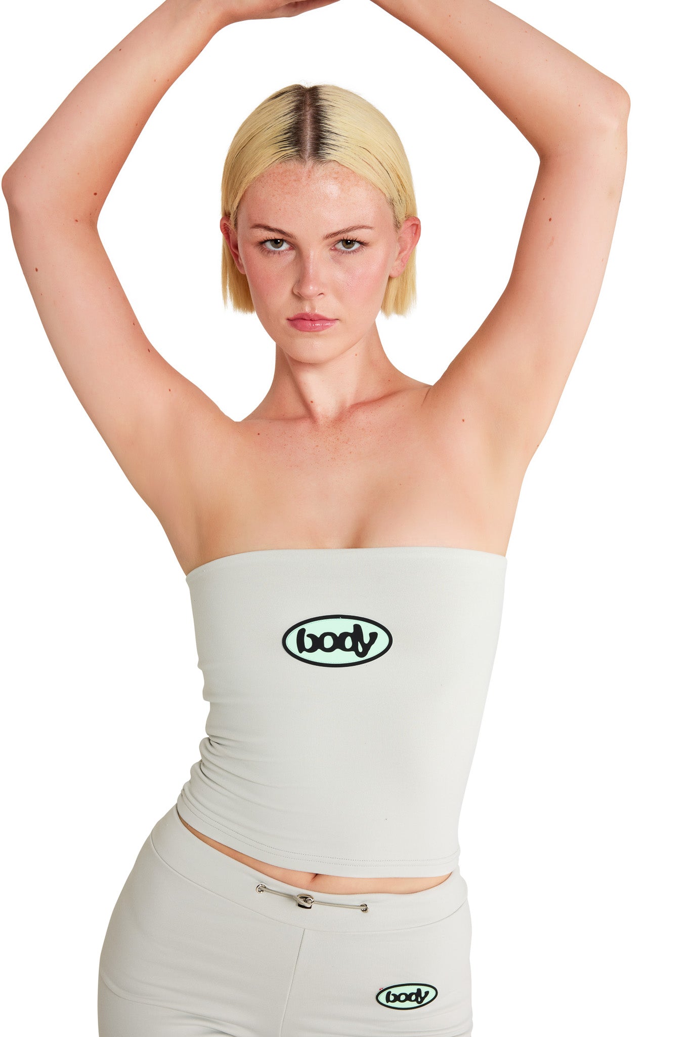 "IT GIRL" TUBE TOP (SLATE/MINT)