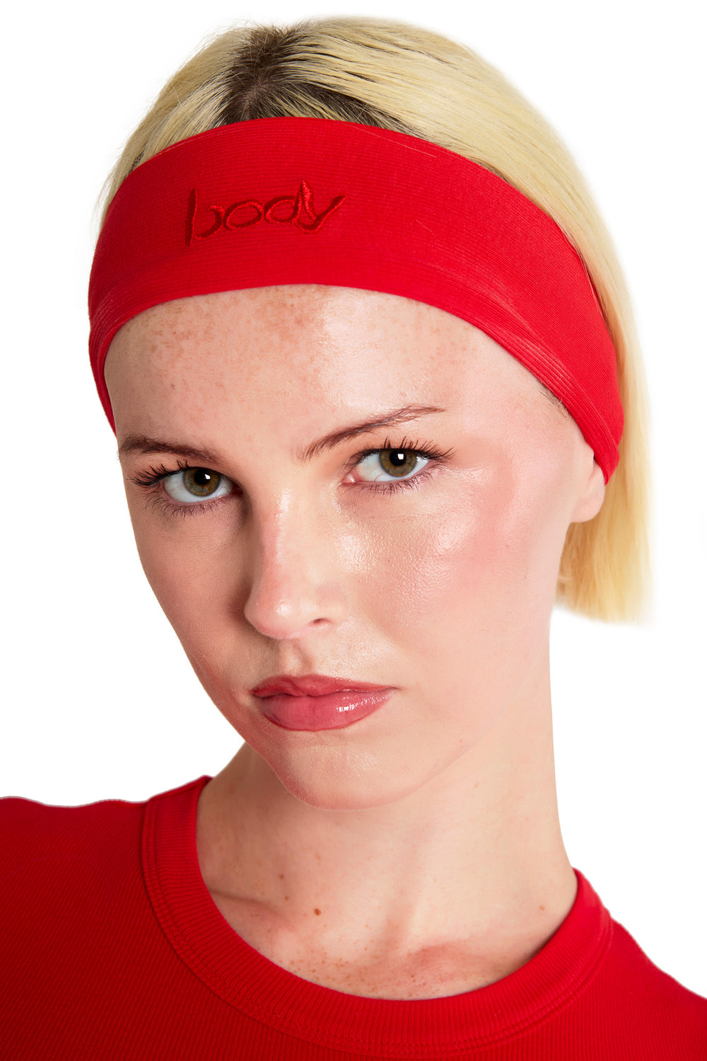 RIBBED HEADBAND ESSENTIAL (FIRE RED)