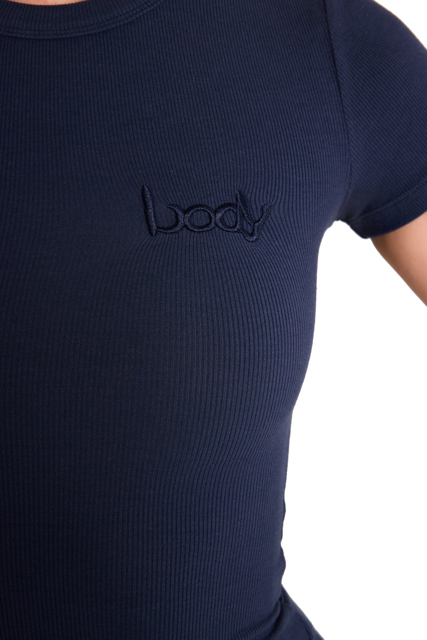 RIBBED SHIRT ESSENTIAL (NAVY)