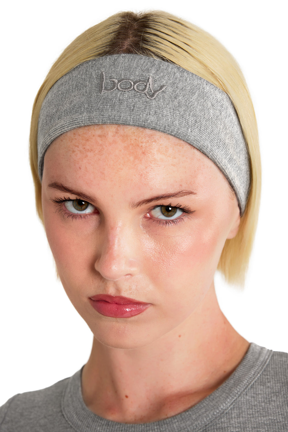 RIBBED HEADBAND ESSENTIAL (HEATHER GREY)