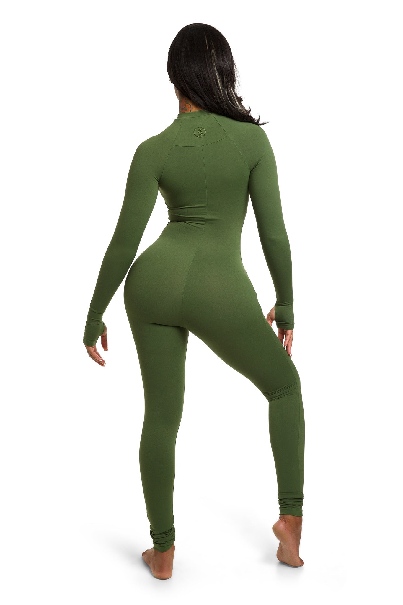 BASICS JUMPSUIT (LIGHT OLIVE)