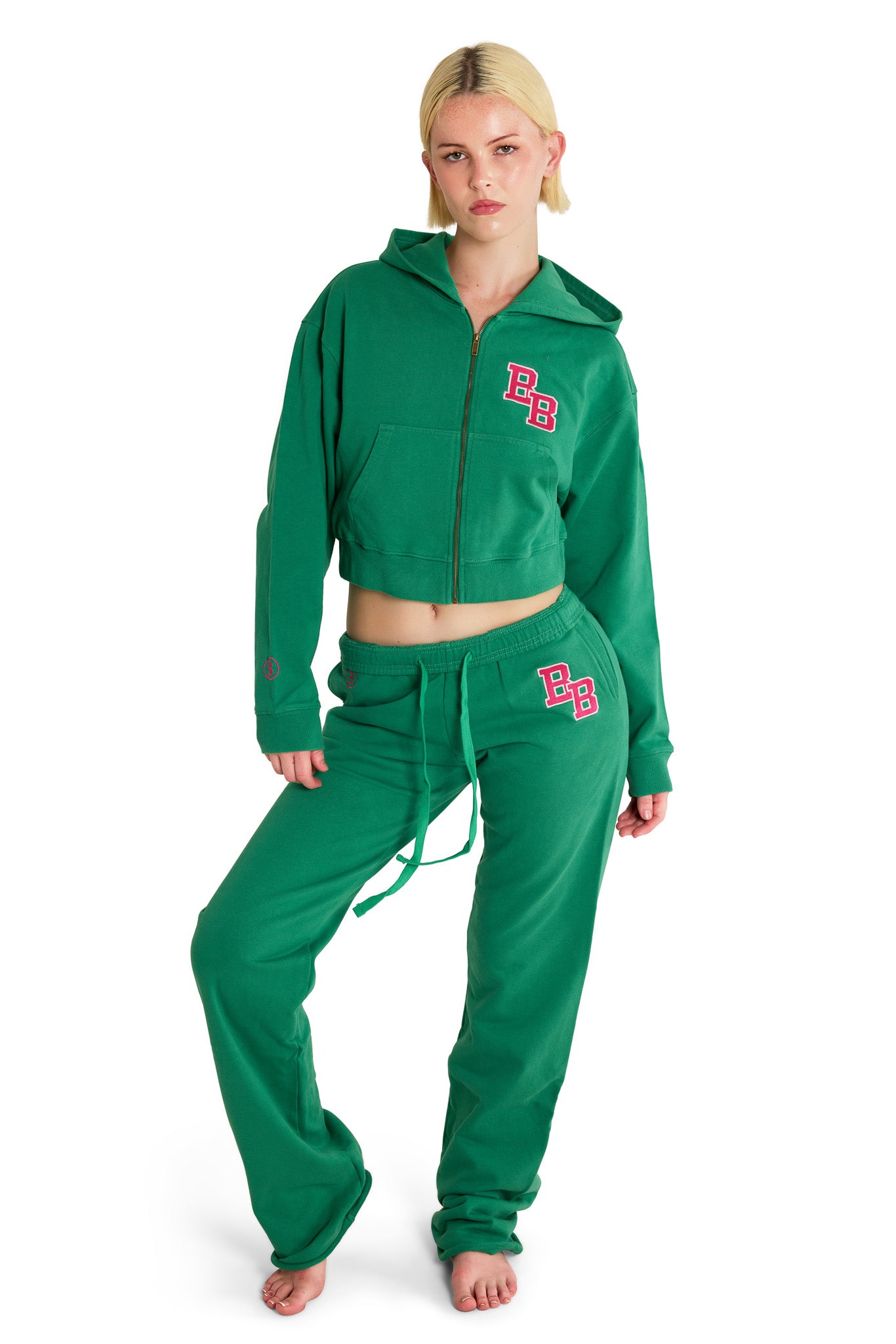 りり BODY UNIVERSITY HOODIE 2.0 (EMERALD GREEN) — Body by Raven Tracy