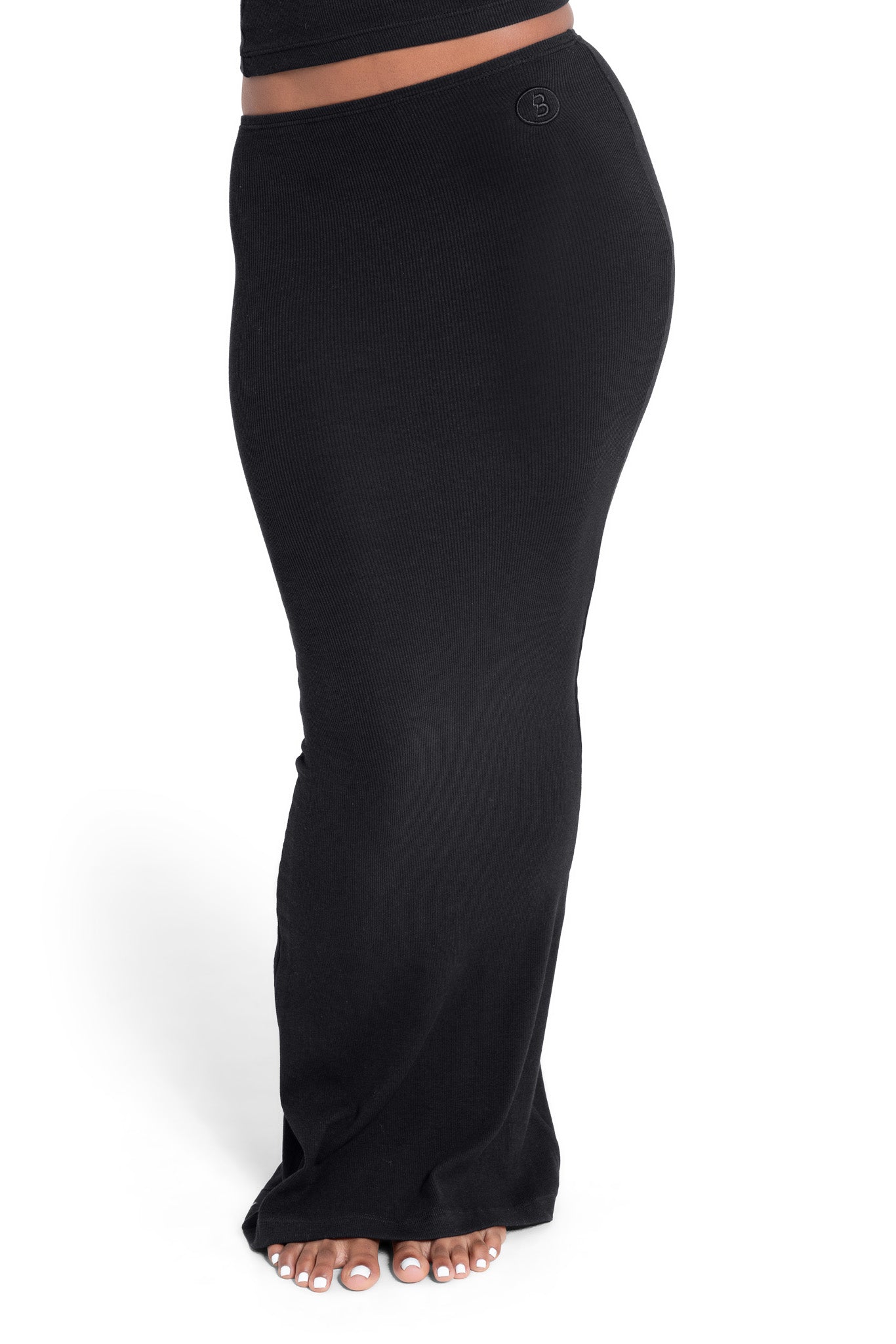 【THE SHISHIKUI】 Rib Skirt / BLACK / S THE SHISHIKUI Rib Skirt / BLACK