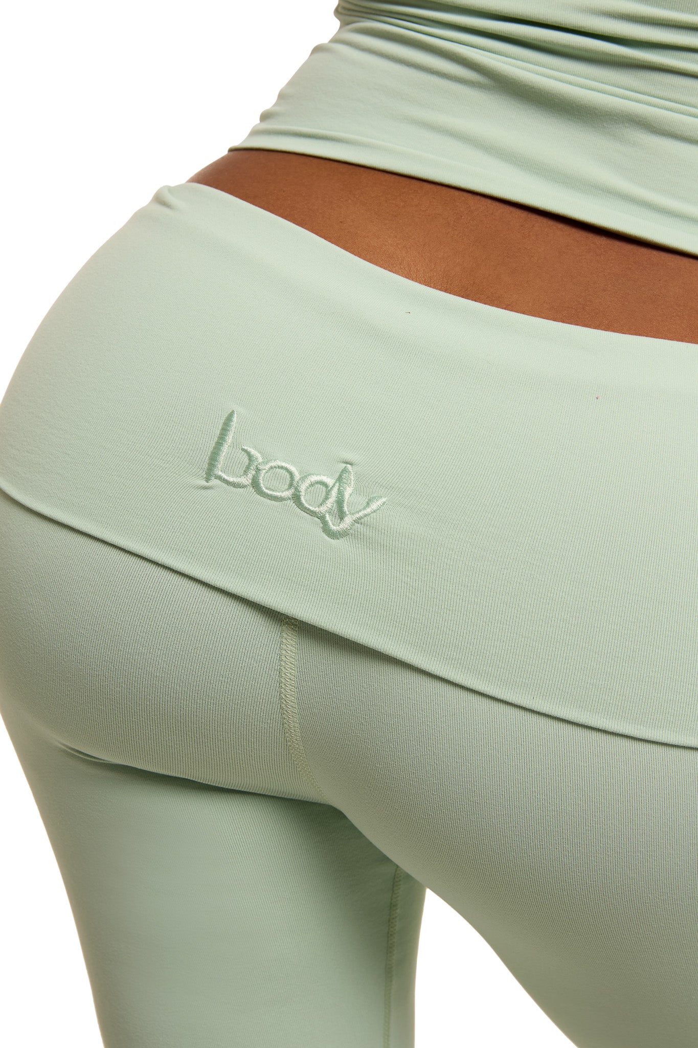 YOGA PANTS (SEA-FOAM GREEN)