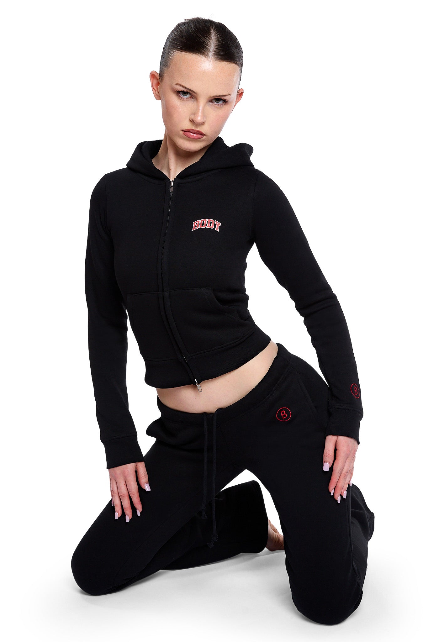 BACKSHOT HOODIE 2.0 (BLACK/RED)