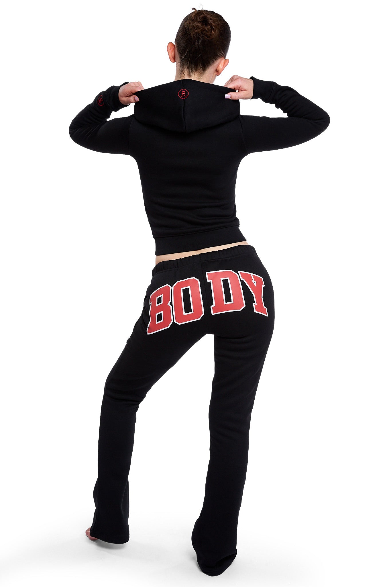 BACKSHOT SWEATPANTS 2.0 (BLACK/RED)