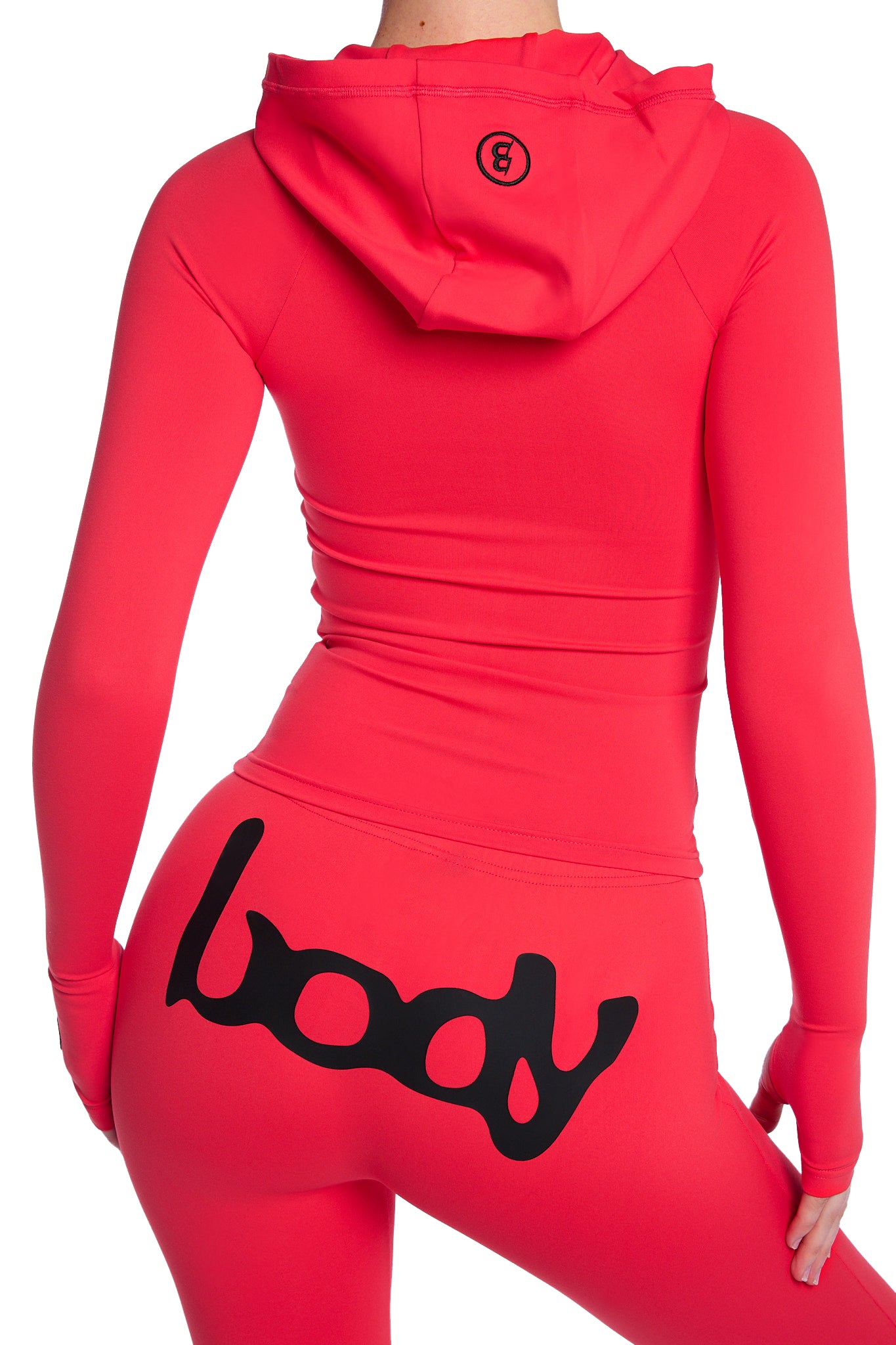 BASICS ULTRA LOW-RISE LEGGINGS 2.0 (SCARLET RED/BLACK)