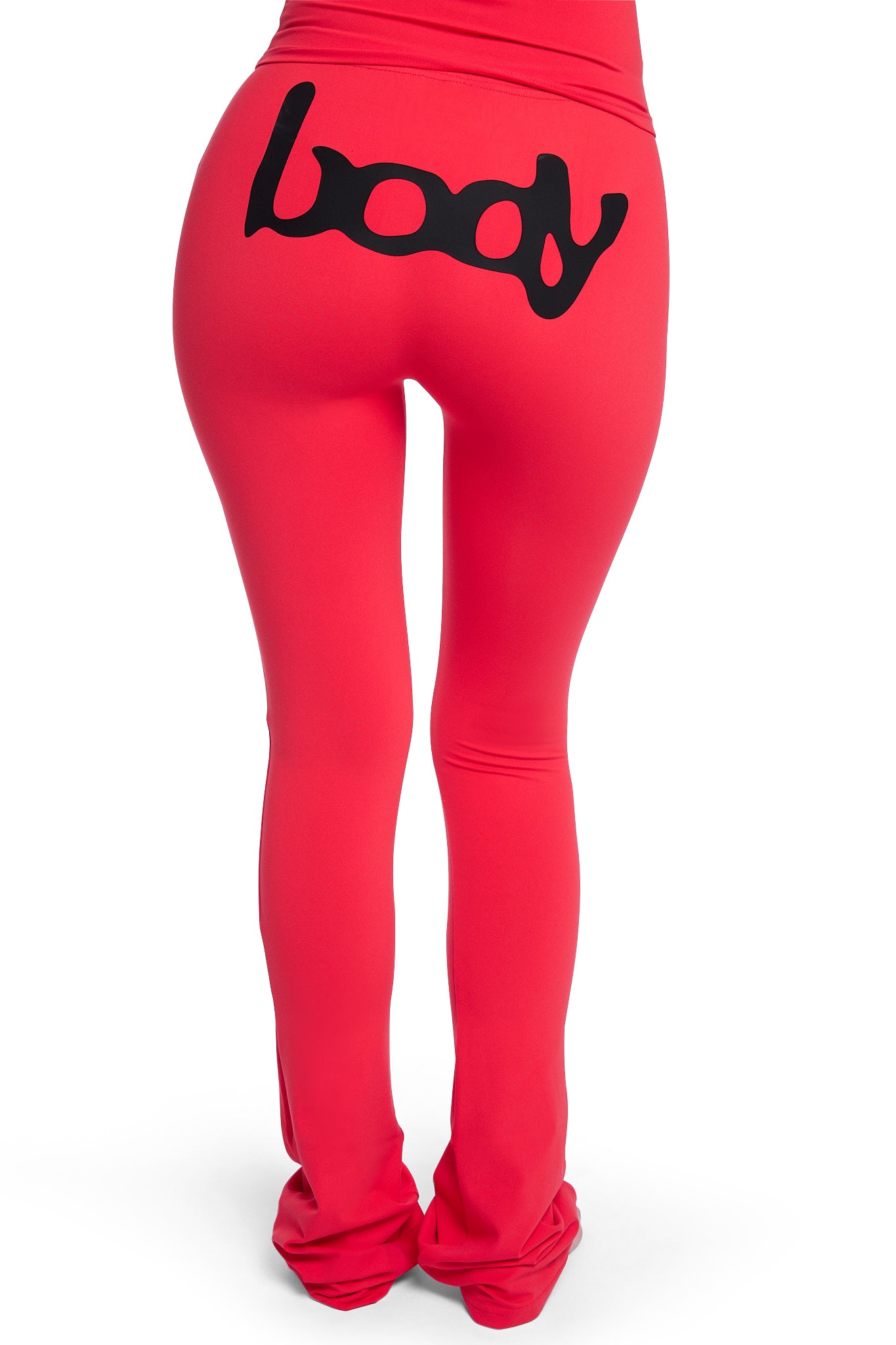 BASICS ULTRA LOW-RISE LEGGINGS 2.0 (SCARLET RED/BLACK)