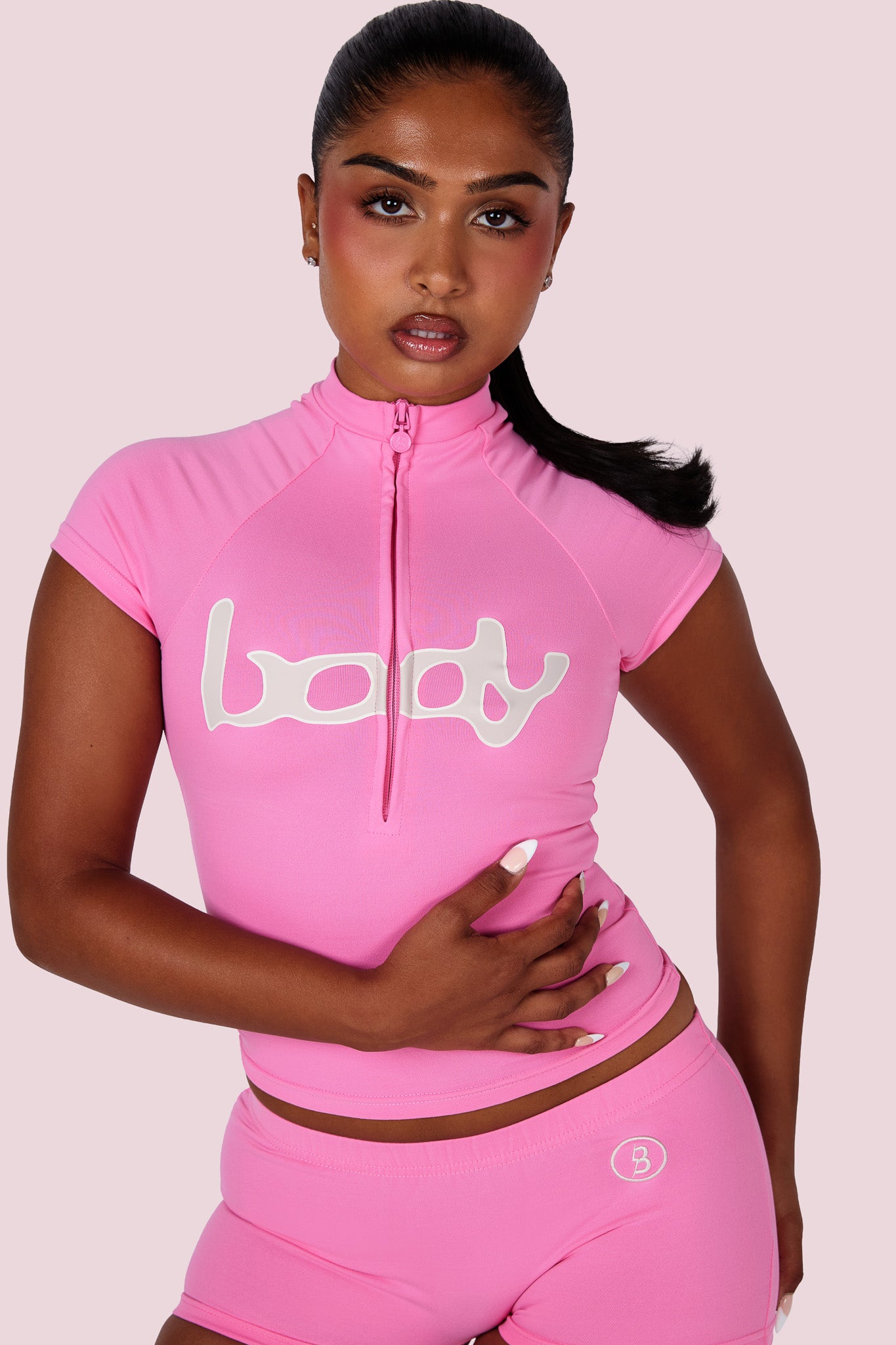 BODY BASICS 2.0 RAGLAN (BUBBLEGUM PINK/BEIGE)
