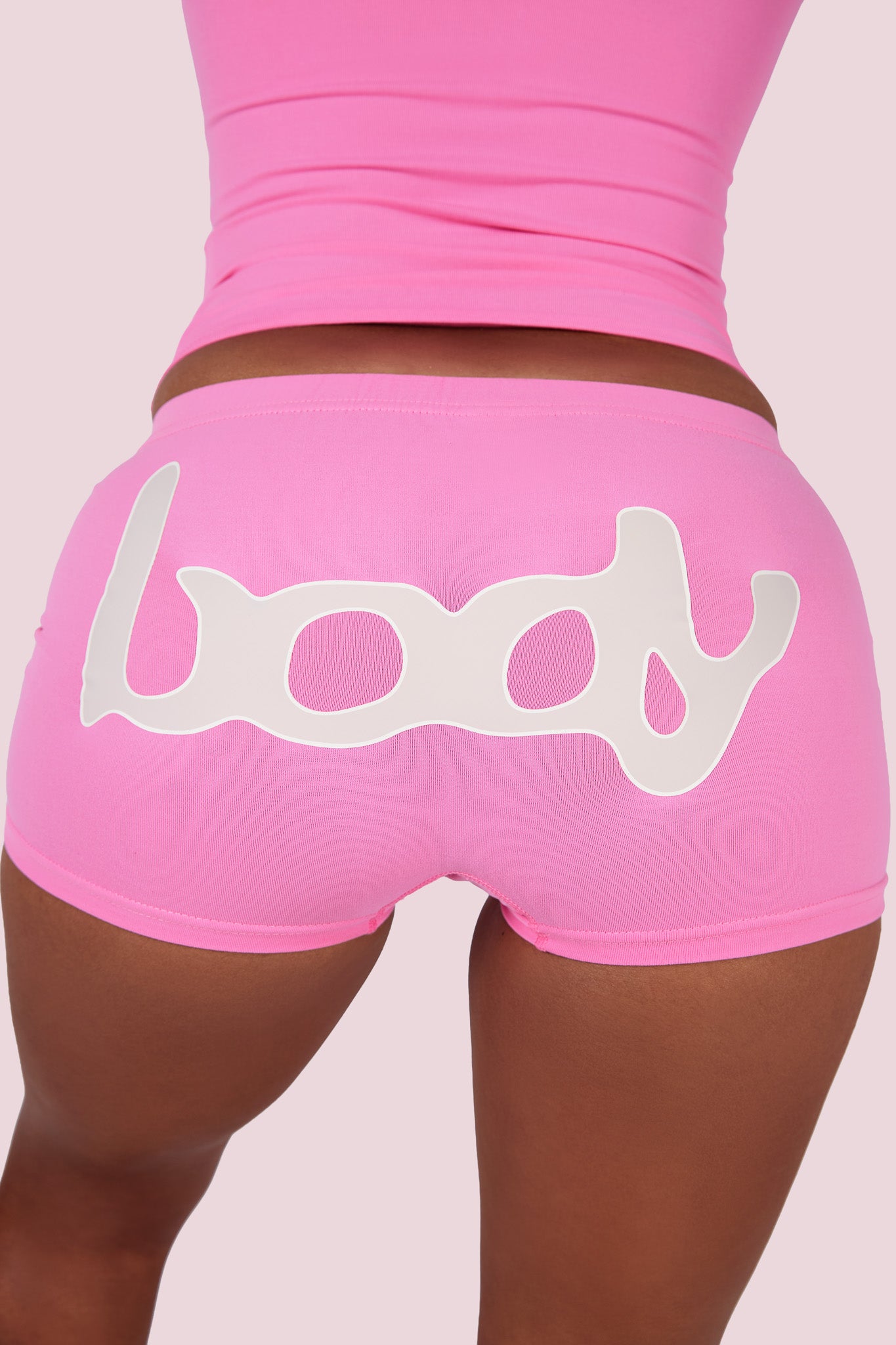 BODY BASICS 2.0 SHORTS (BUBBLEGUM PINK/BEIGE)