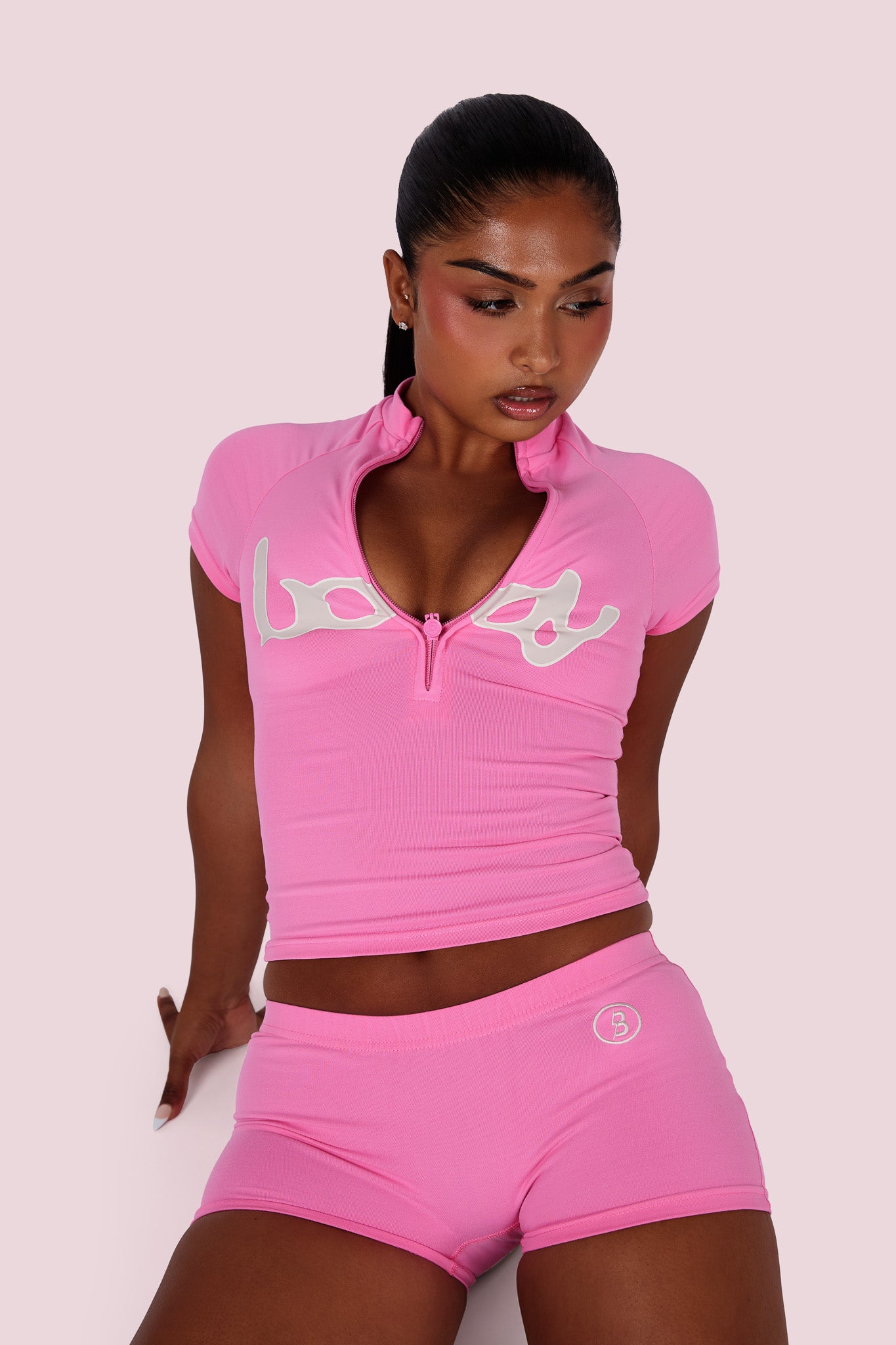 BODY BASICS 2.0 RAGLAN (BUBBLEGUM PINK/BEIGE)