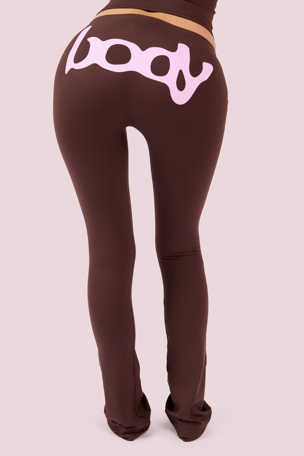 BODY BASICS 2.0 ULTRA LOW-RISE LEGGINGS (BROWN/PINK)