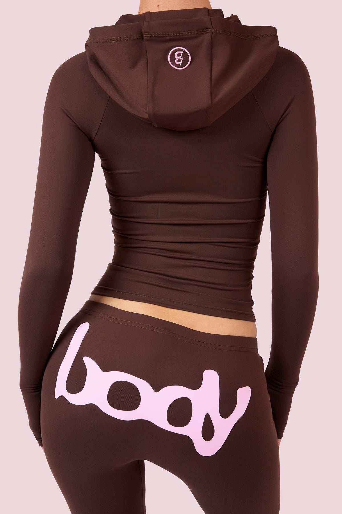 BODY BASICS 2.0 ULTRA LOW-RISE LEGGINGS (BROWN/PINK)