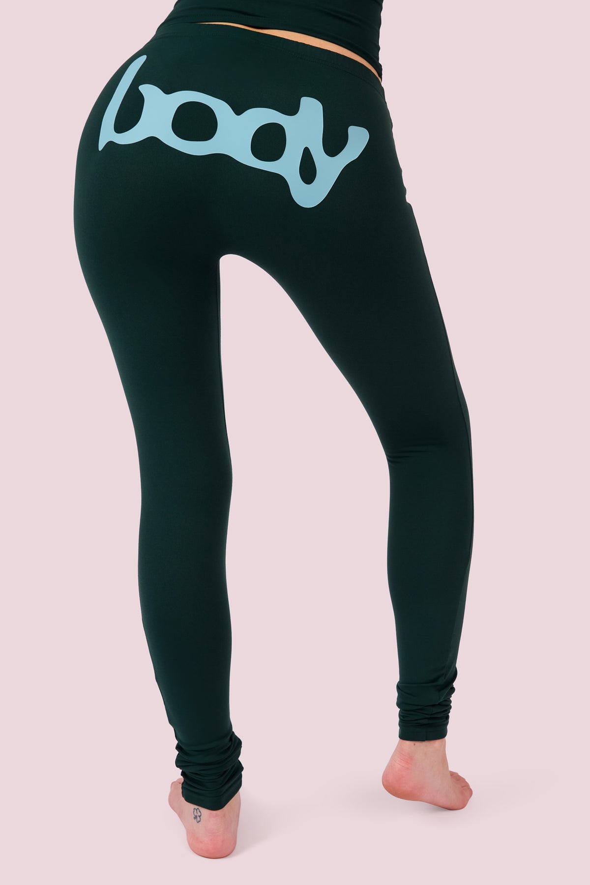BODY BASICS 2.0 ULTRA LOW-RISE LEGGINGS (EMERALD GREEN/TEAL BLUE)
