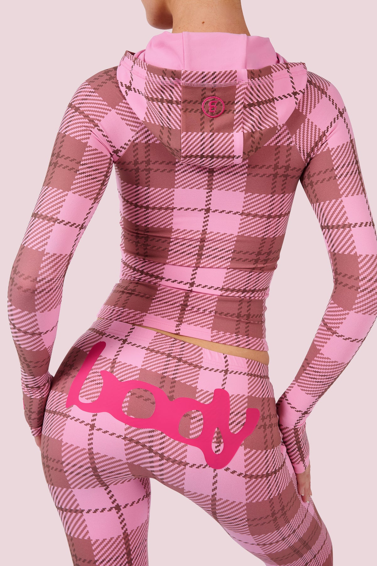 BODY BASICS 2.0 ULTRA LOW-RISE LEGGINGS (PINK PLAID)