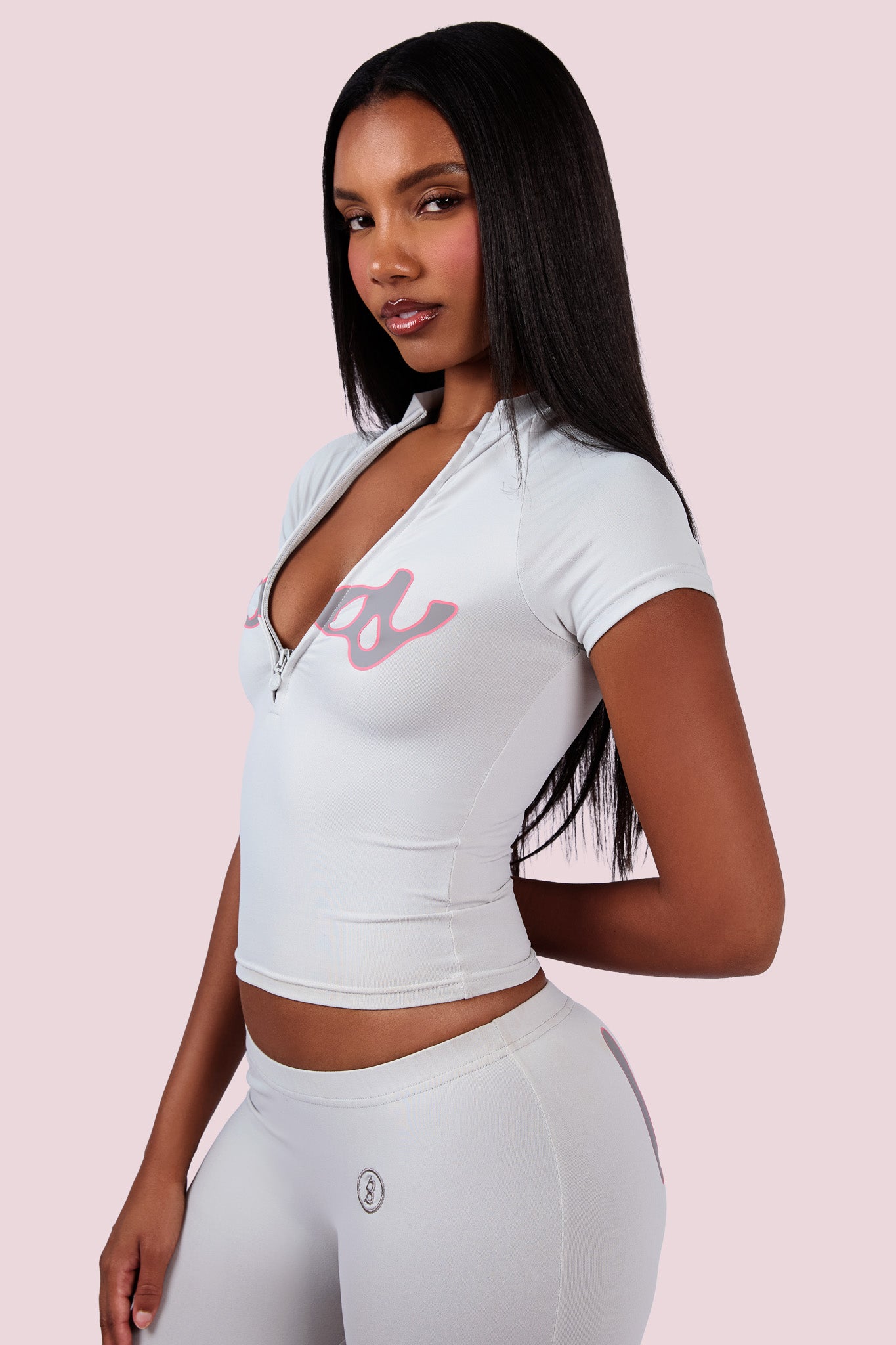 BODY BASICS 2.0 RAGLAN (SLATE/CHARCOAL/PINK)