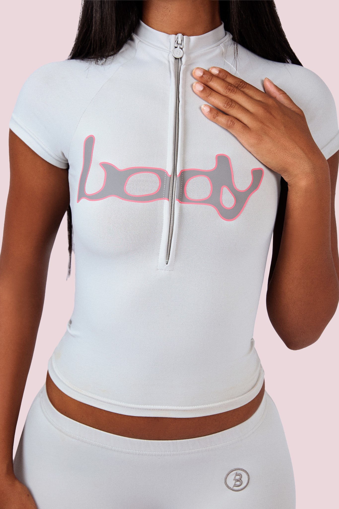 BODY BASICS 2.0 RAGLAN (SLATE/CHARCOAL/PINK)