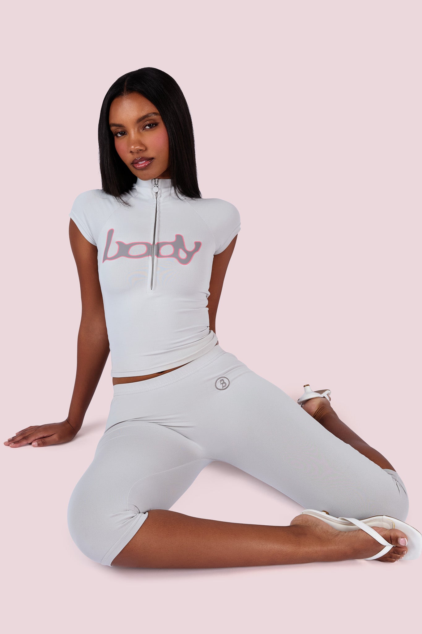 BODY BASICS 2.0 RAGLAN (SLATE/CHARCOAL/PINK)