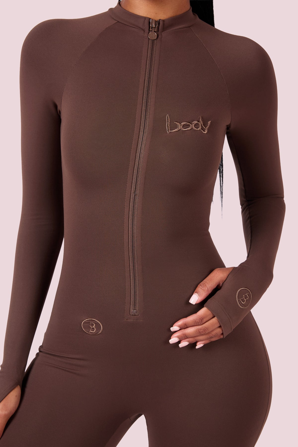BASICS JUMPSUIT (BROWN)