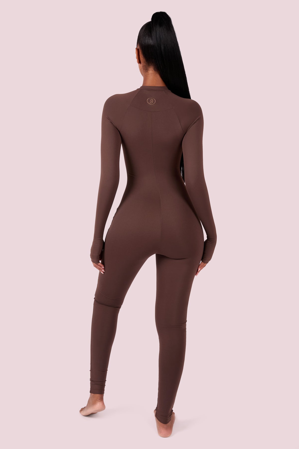 BASICS JUMPSUIT (BROWN)