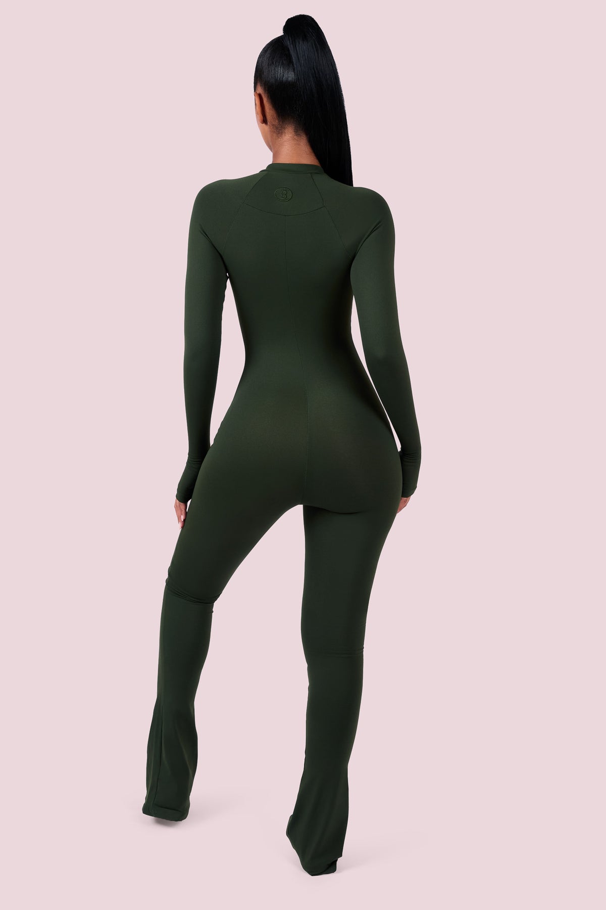 BASICS JUMPSUIT (OLIVE)