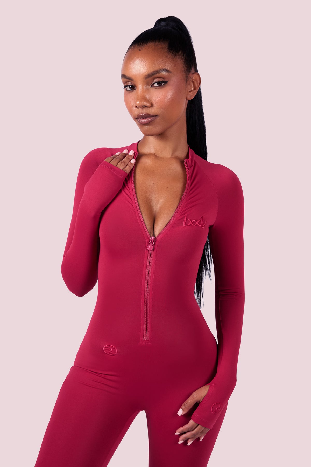 BASICS JUMPSUIT (CHERRY PUFF)
